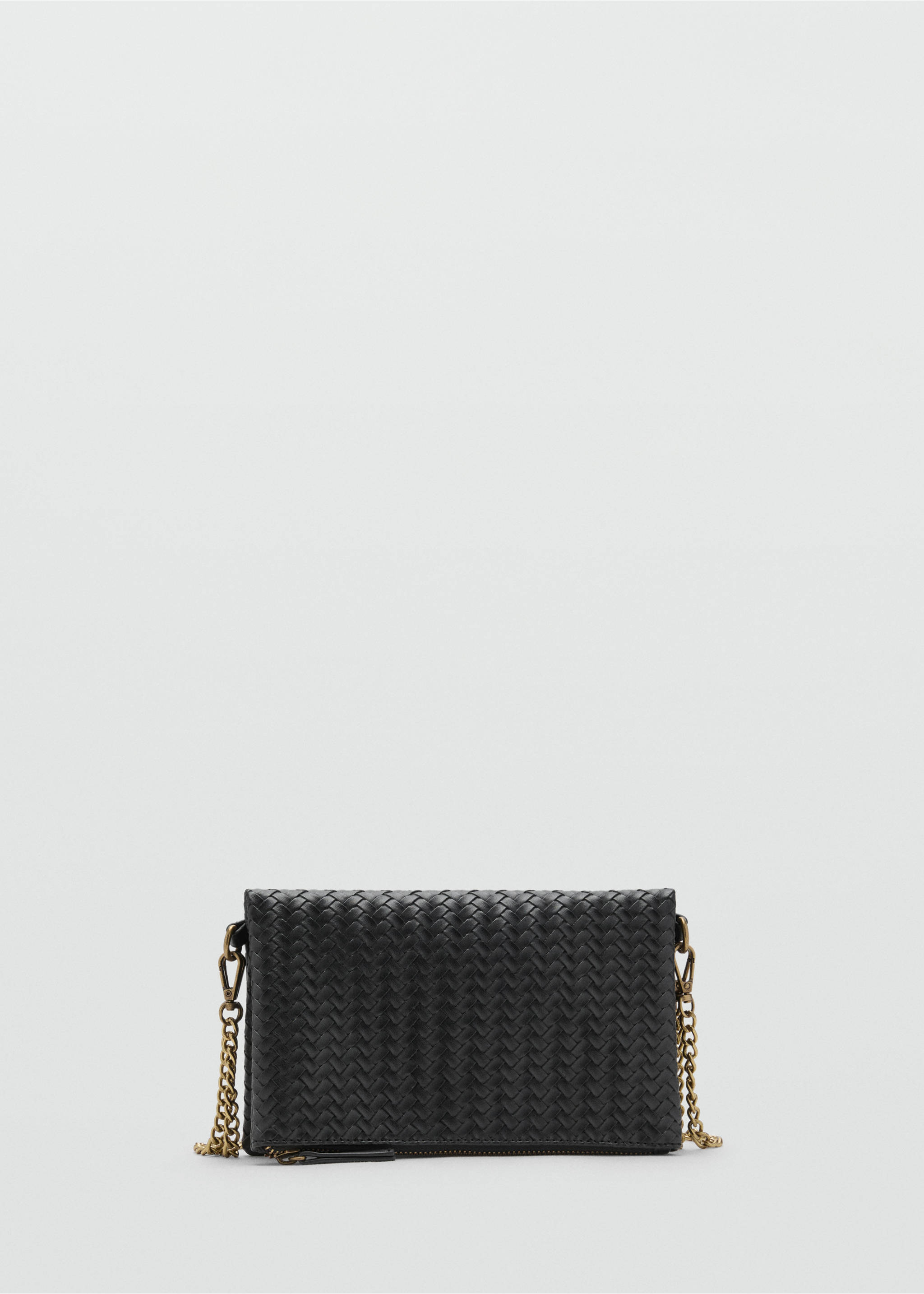 Textured envelope bag - Article without model, Black. Ref: 17034436-00.