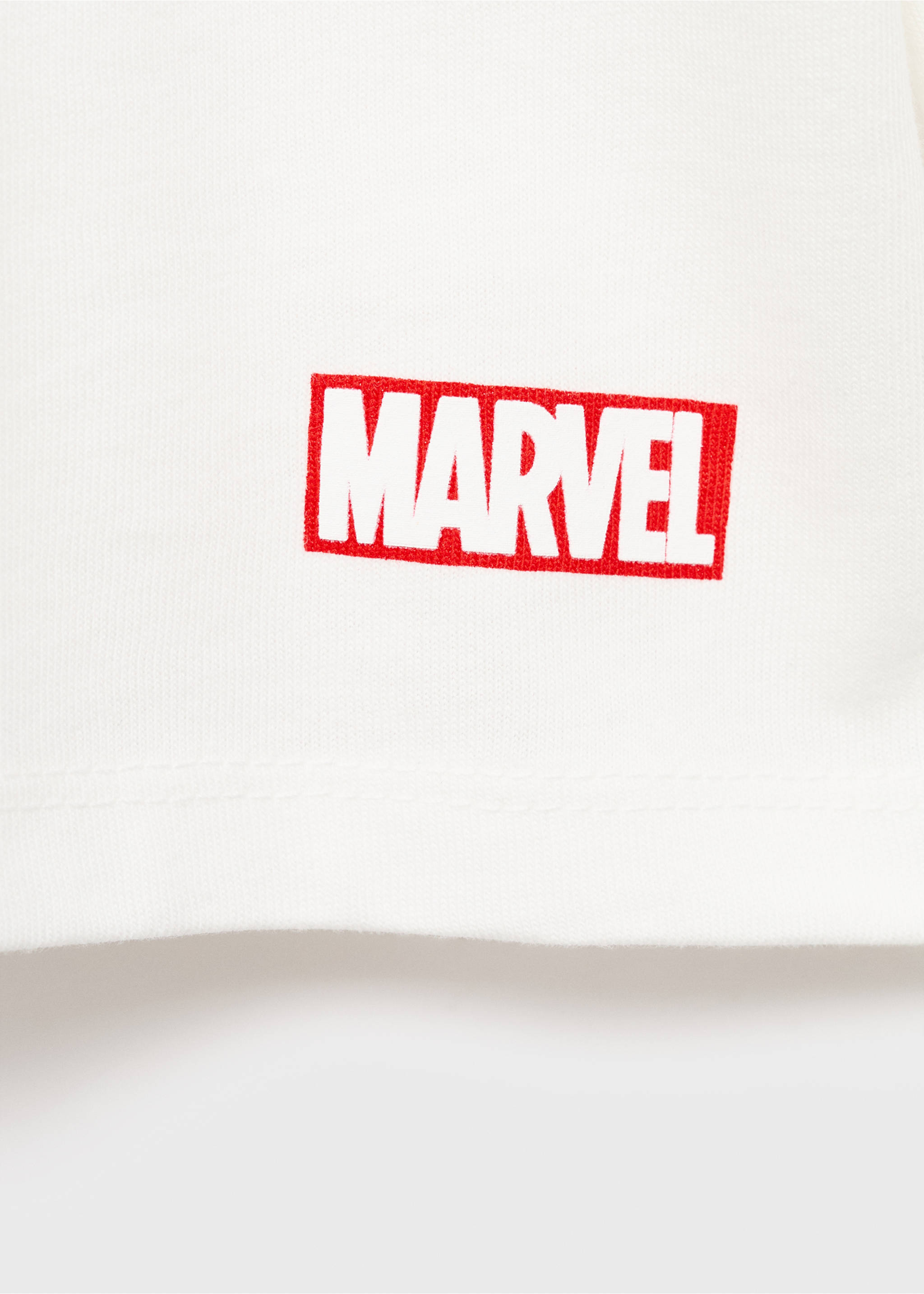T-shirt coton super-héros Marvel - Détail de l'article 0, Blanc cassé. Ref: 17034439-00.