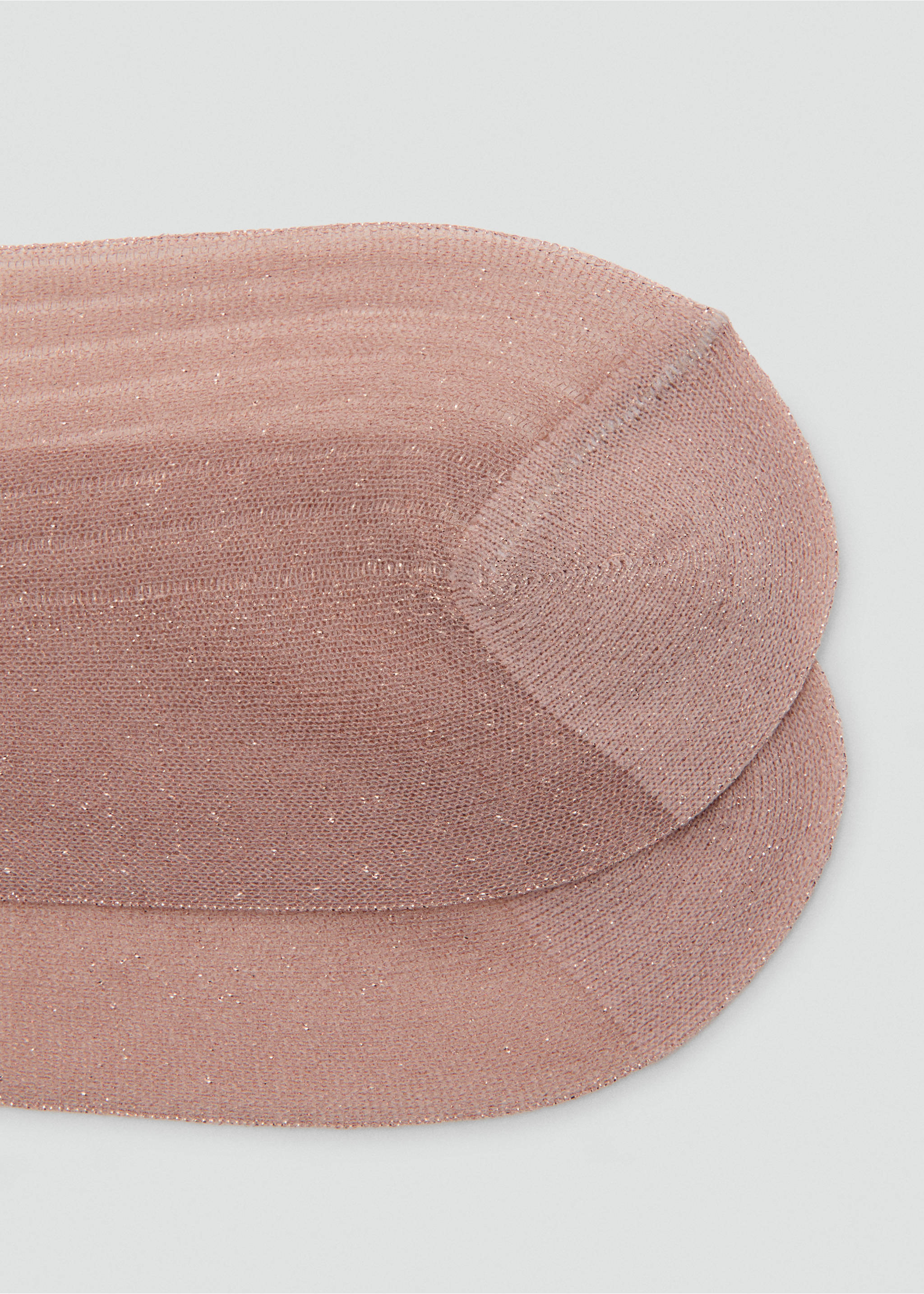 Lurex long socks - Details of the article 1, Light Pink. Ref: 17034446-00.