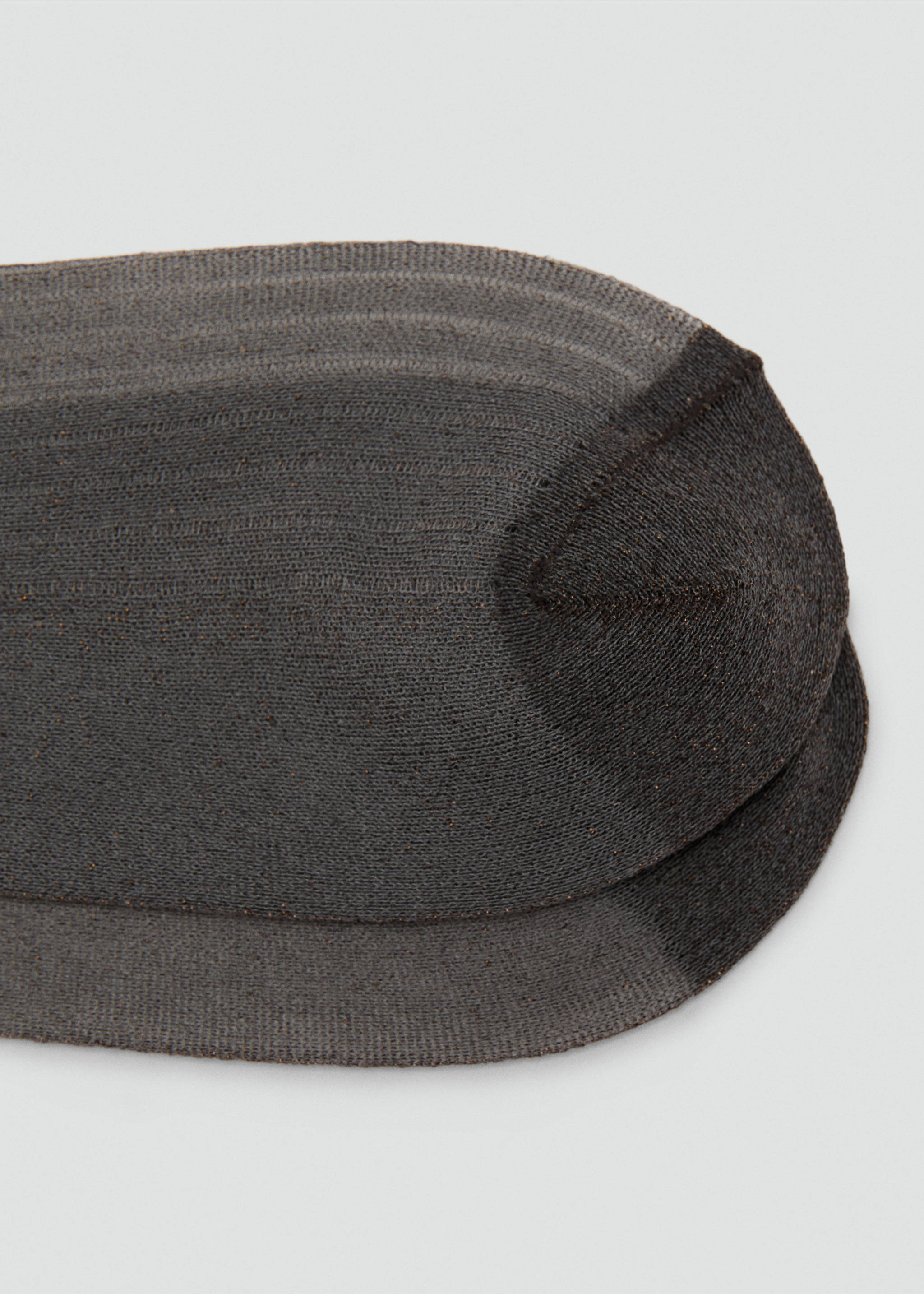 Lange Lurex-Socken - Detail des Artikels 1, Anthrazit. Ref: 17034446-00.