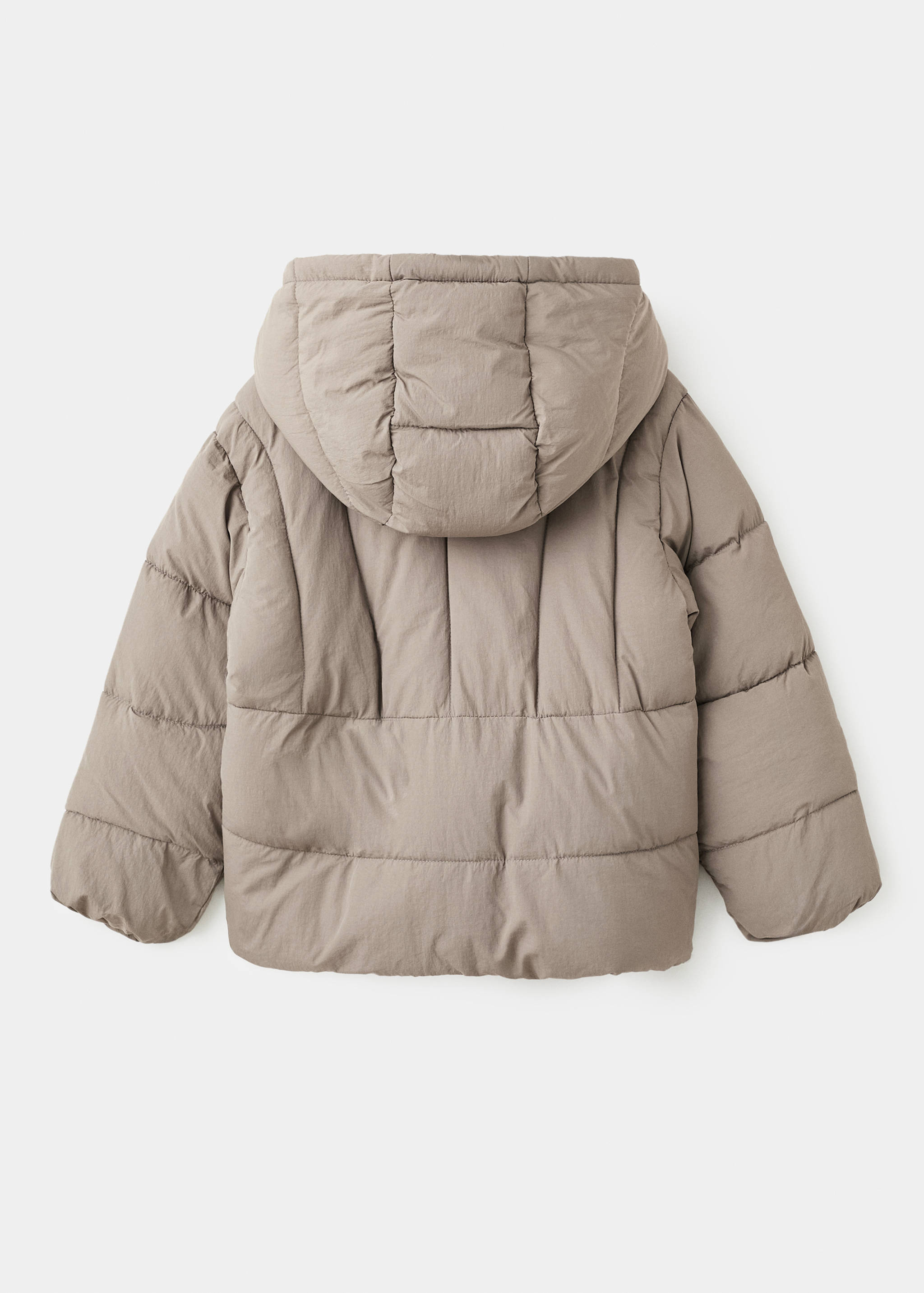 Gepolsterter Anorak mit Kapuze - Rückseite des Artikels