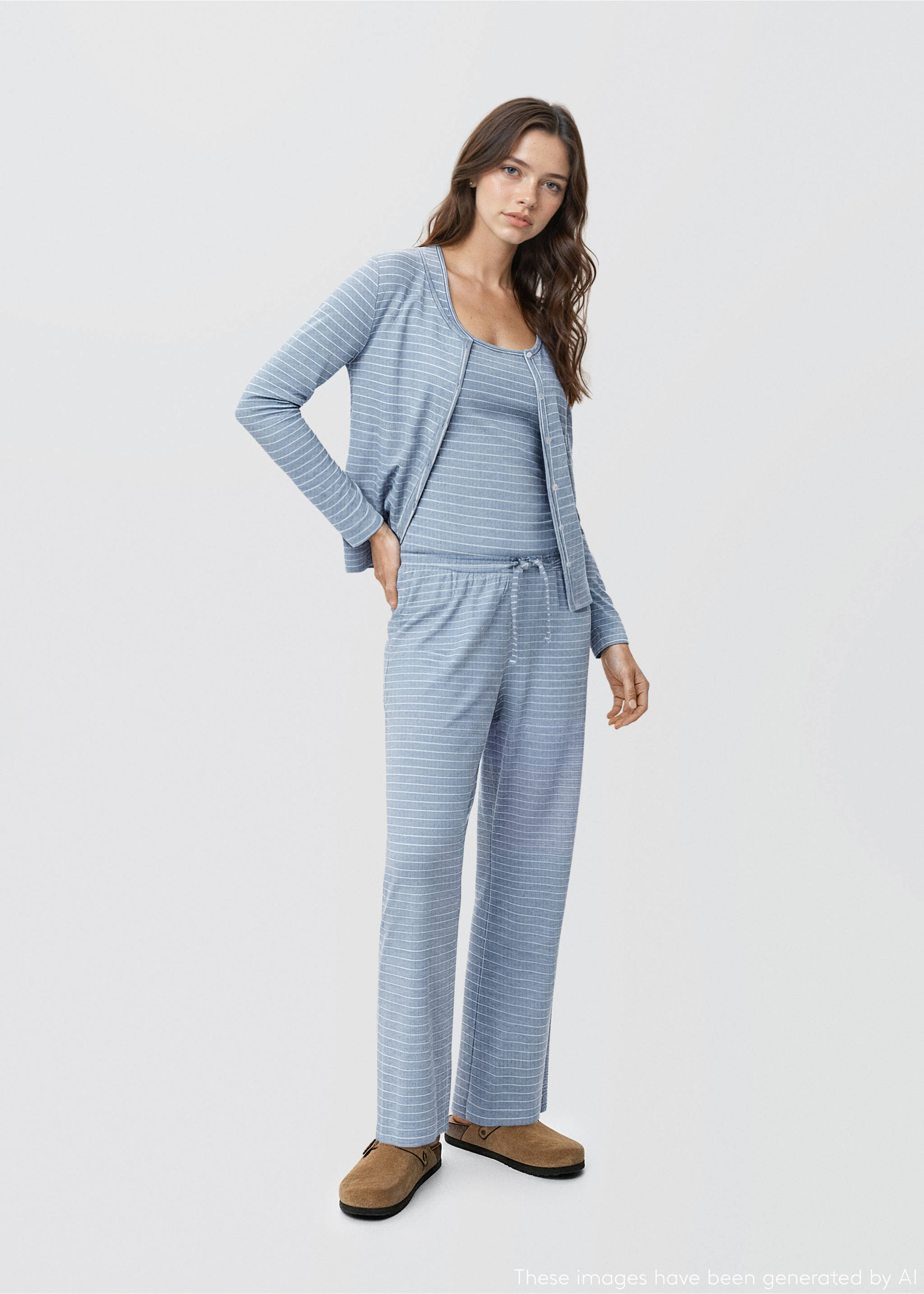 Long pyjama pack - General plane, Sky Blue. Ref: 17034775-00.