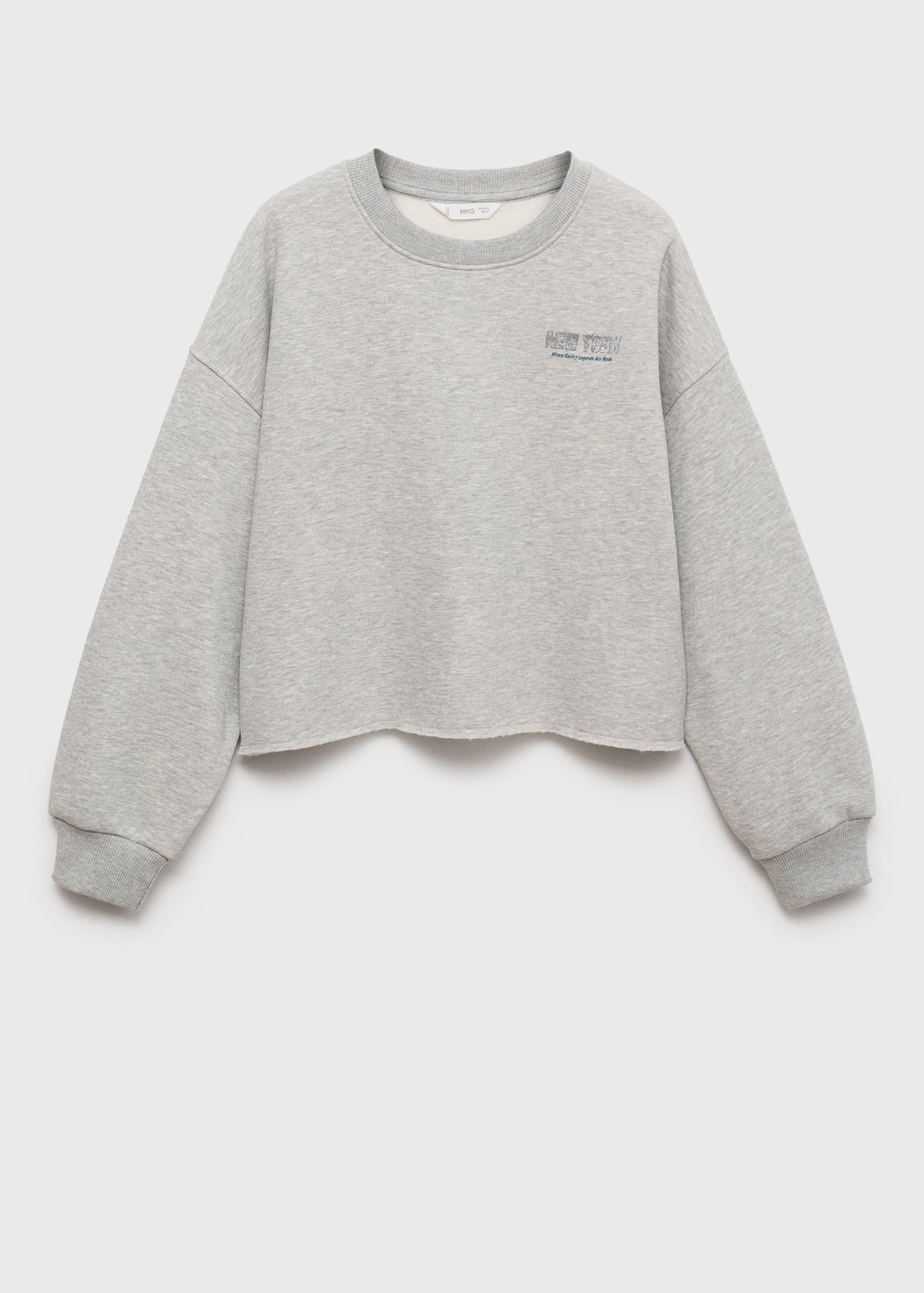 Gemustertes Baumwoll-Sweatshirt - Artikel ohne Model
