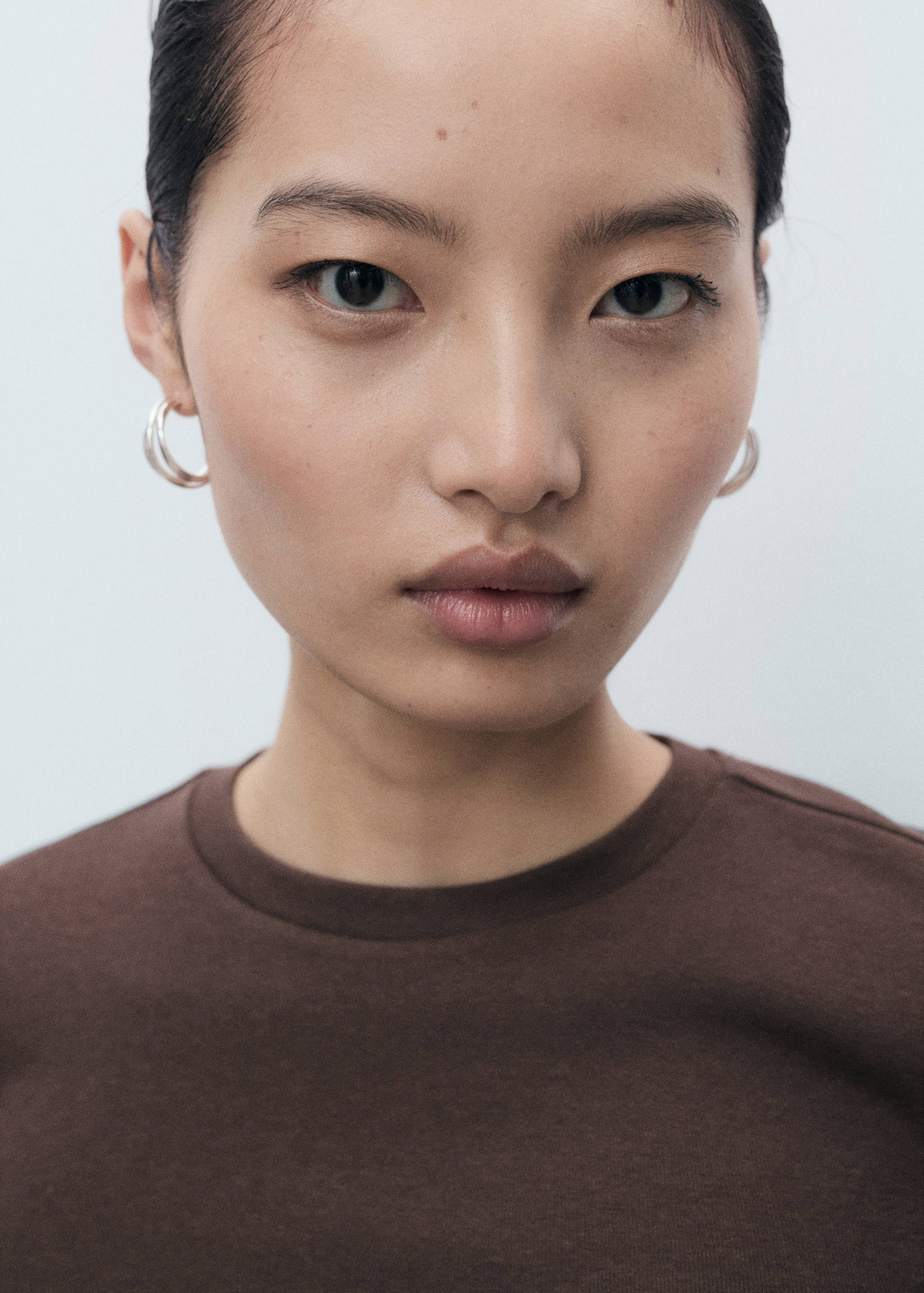 Long-sleeved cropped t-shirt - Details of the article 1