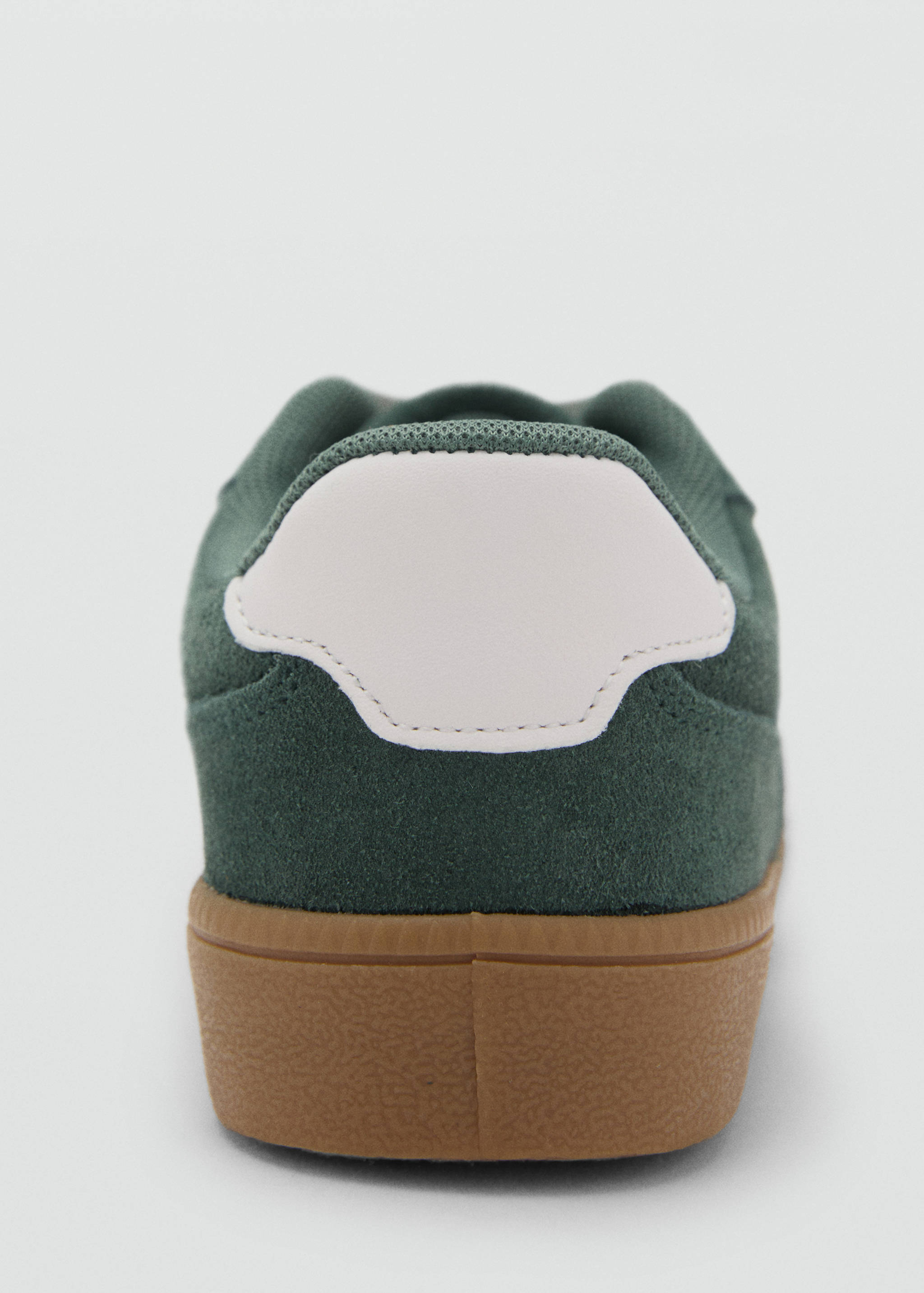 Combined leather trainers - Details of the article 1