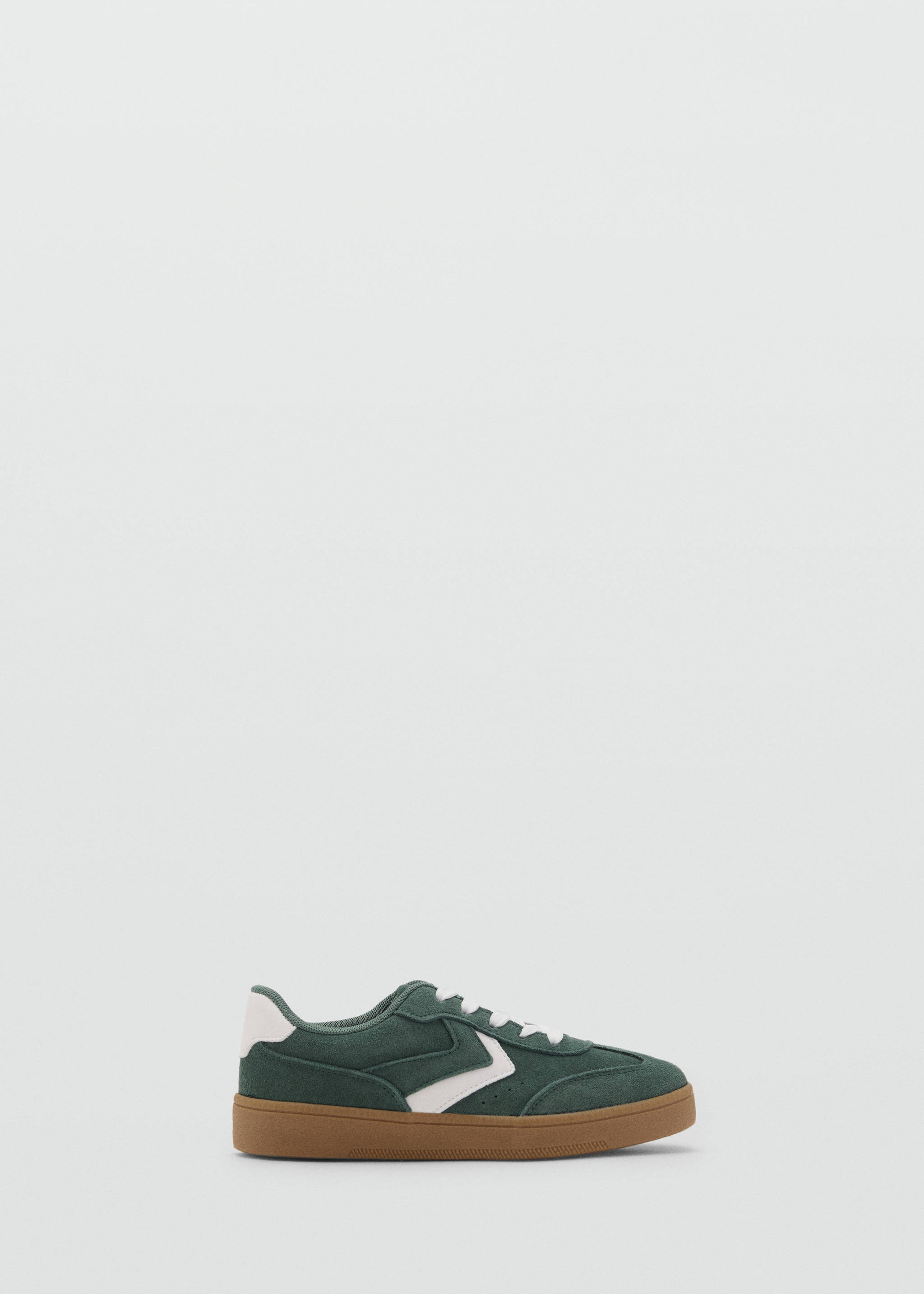 Combined leather trainers - Article without model