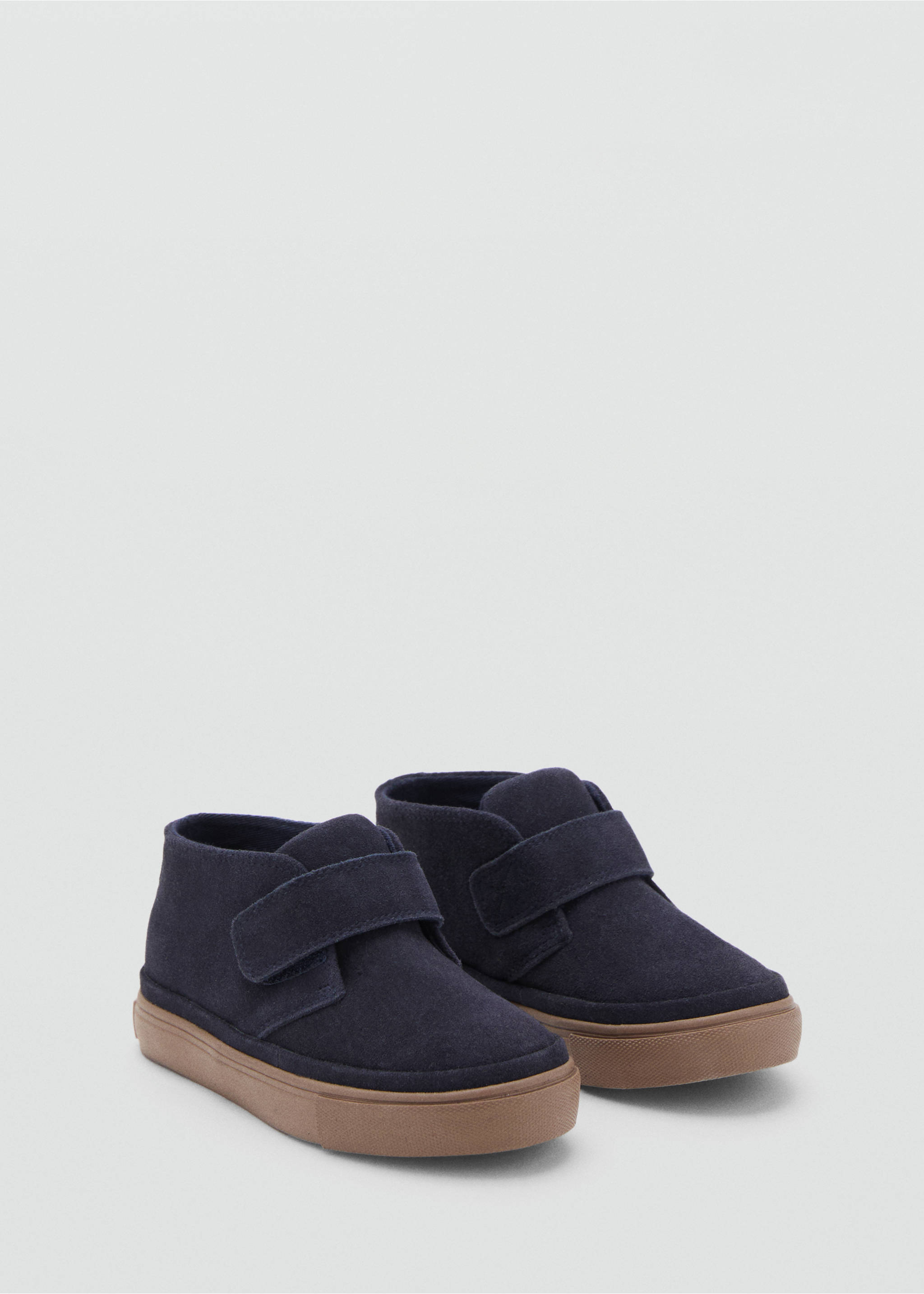 Velcro leather shoes - Medium plane, Blue. Ref: 17035148-00.