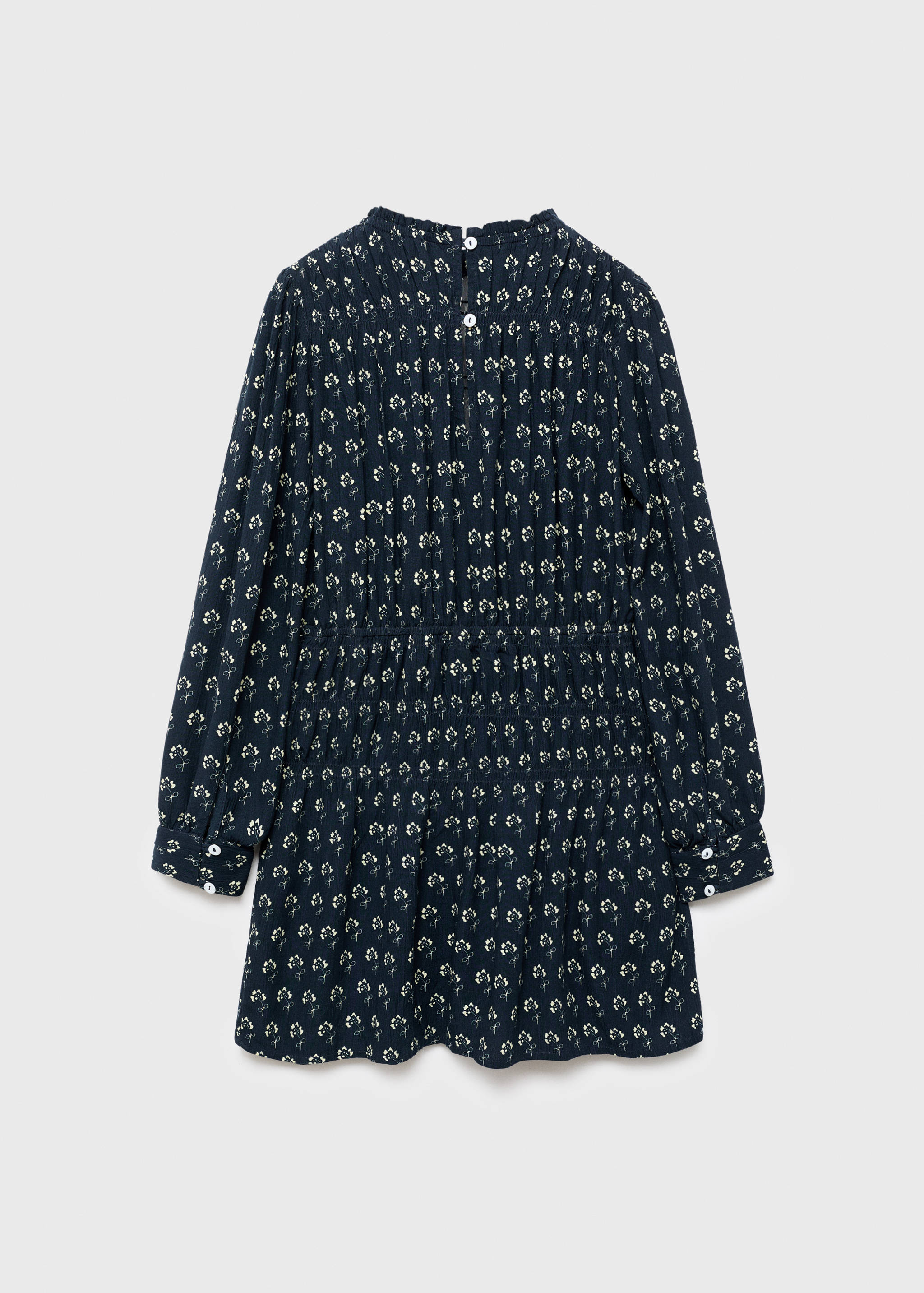 Robe florale manches bouffantes - Verso de l’article