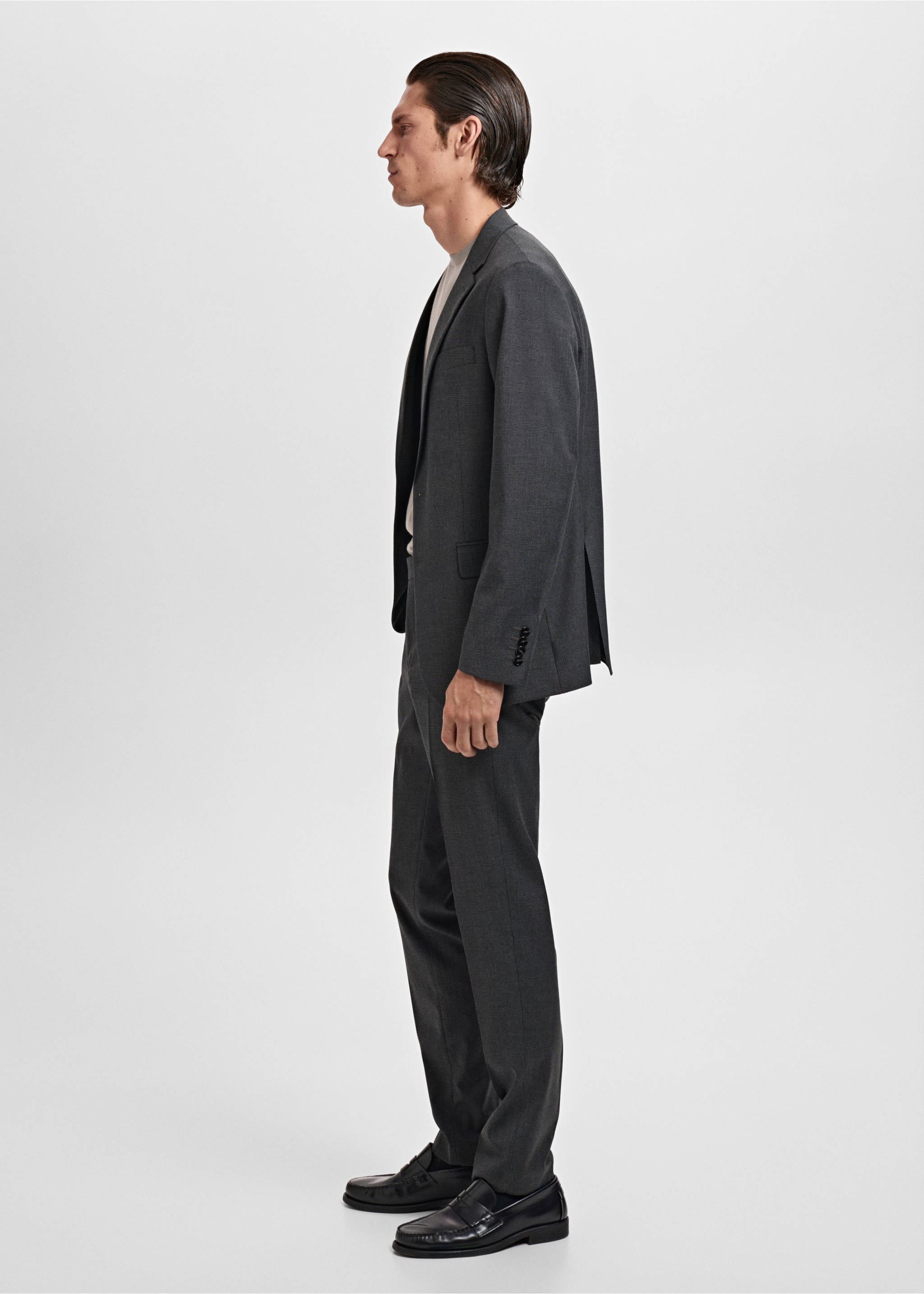 Pantalón traje Milán slim fit - Detalle del artículo 3, Gris oscuro vigoré. Ref: 17035153-00.