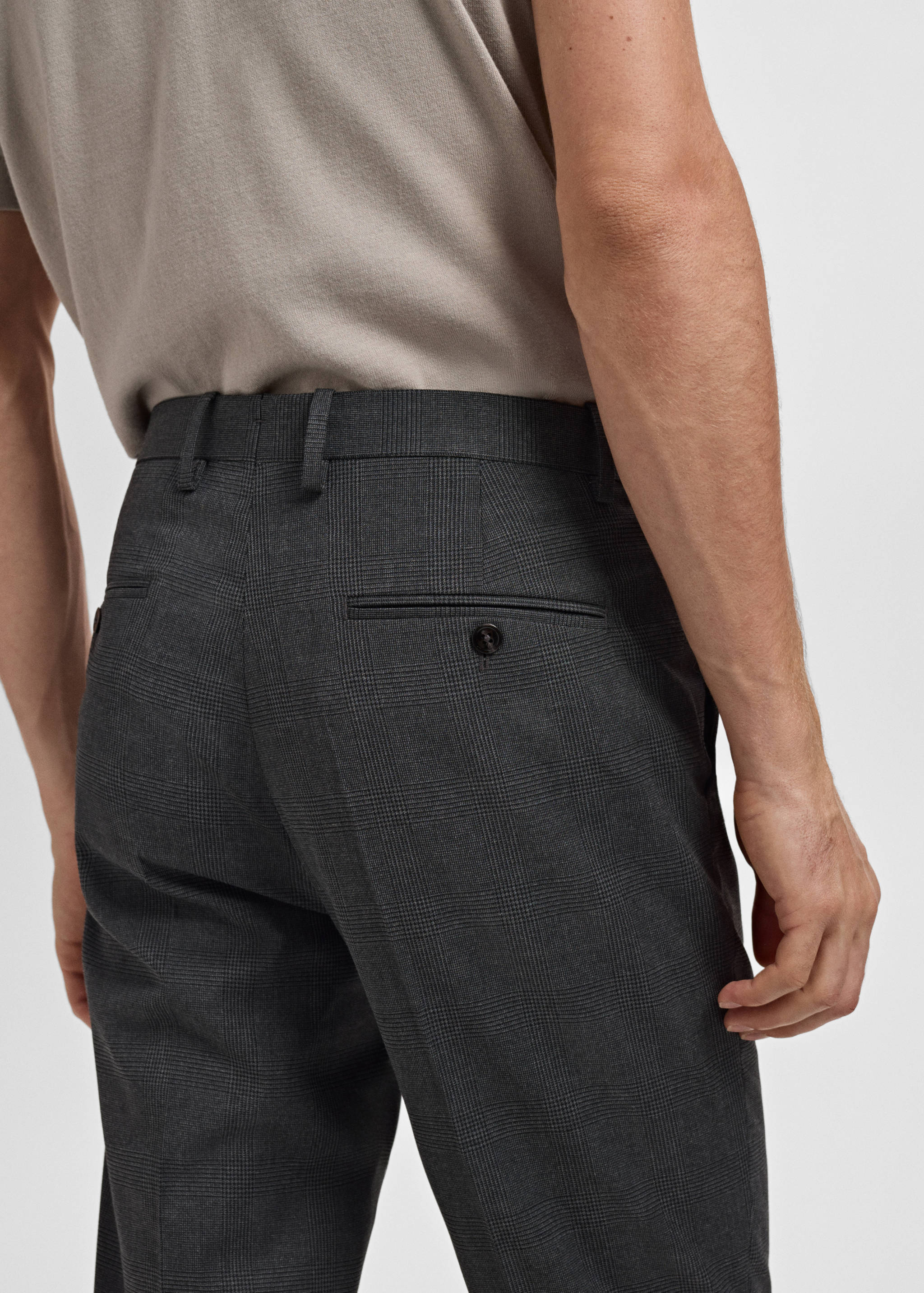 Milan slim-fit suit trousers - Details of the article 2