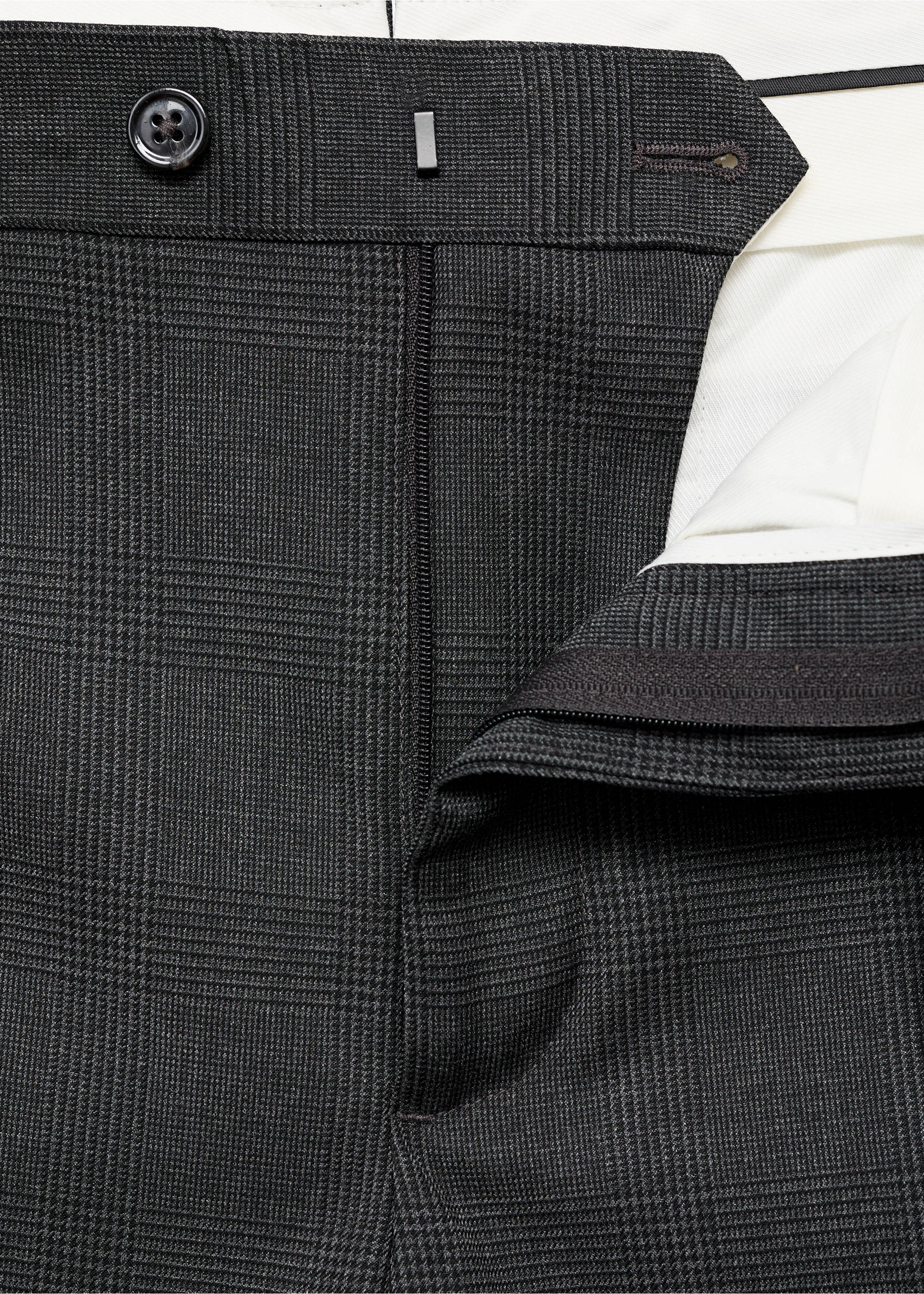 Pantalón traje Milán slim fit - Detalle del artículo 8, Gris oscuro vigoré. Ref: 17035153-00.