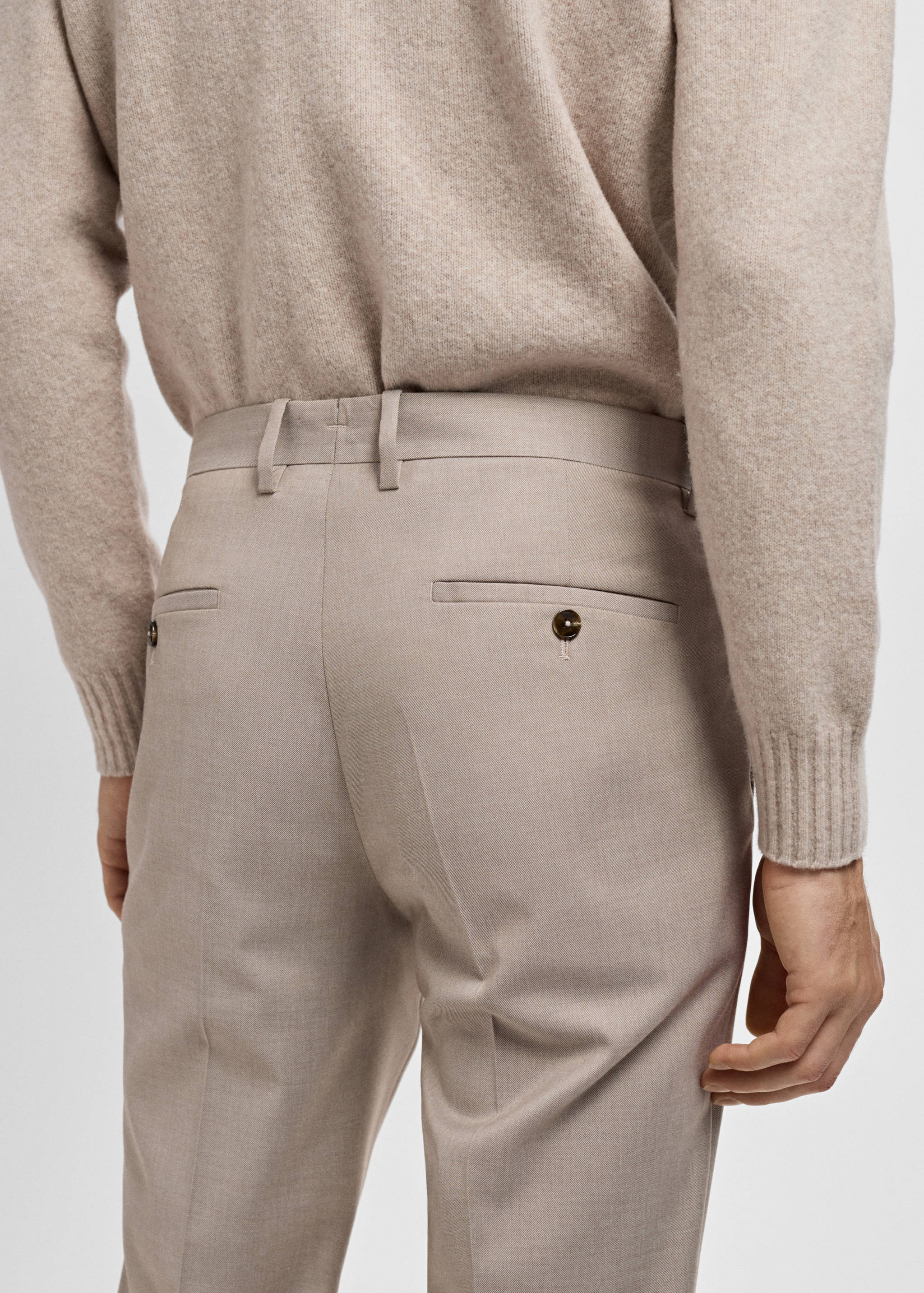 Paris slim-fit suit trousers - Details of the article 2