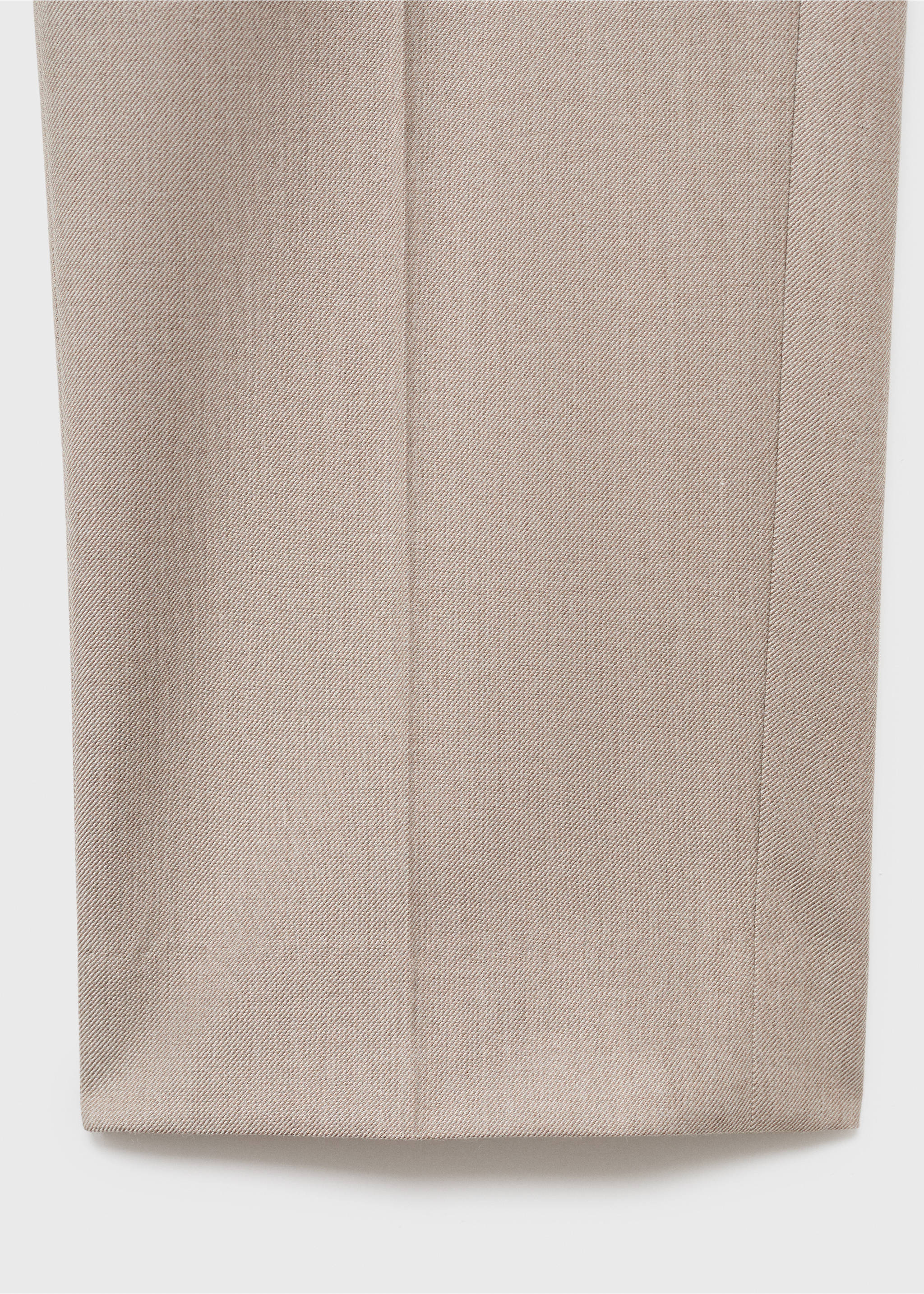 Paris slim-fit suit trousers - Details of the article 0, Sand. Ref: 17035154-00.