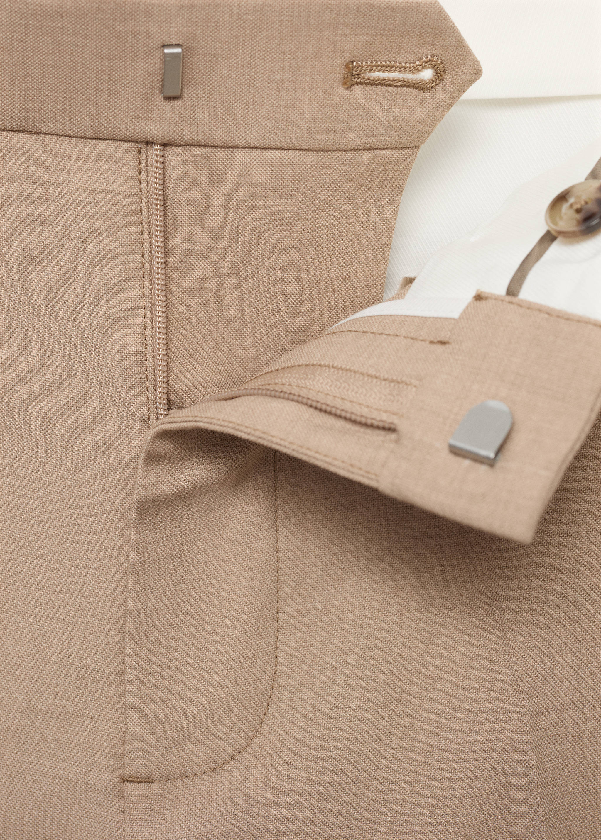 Paris slim-fit suit trousers - Details of the article 8