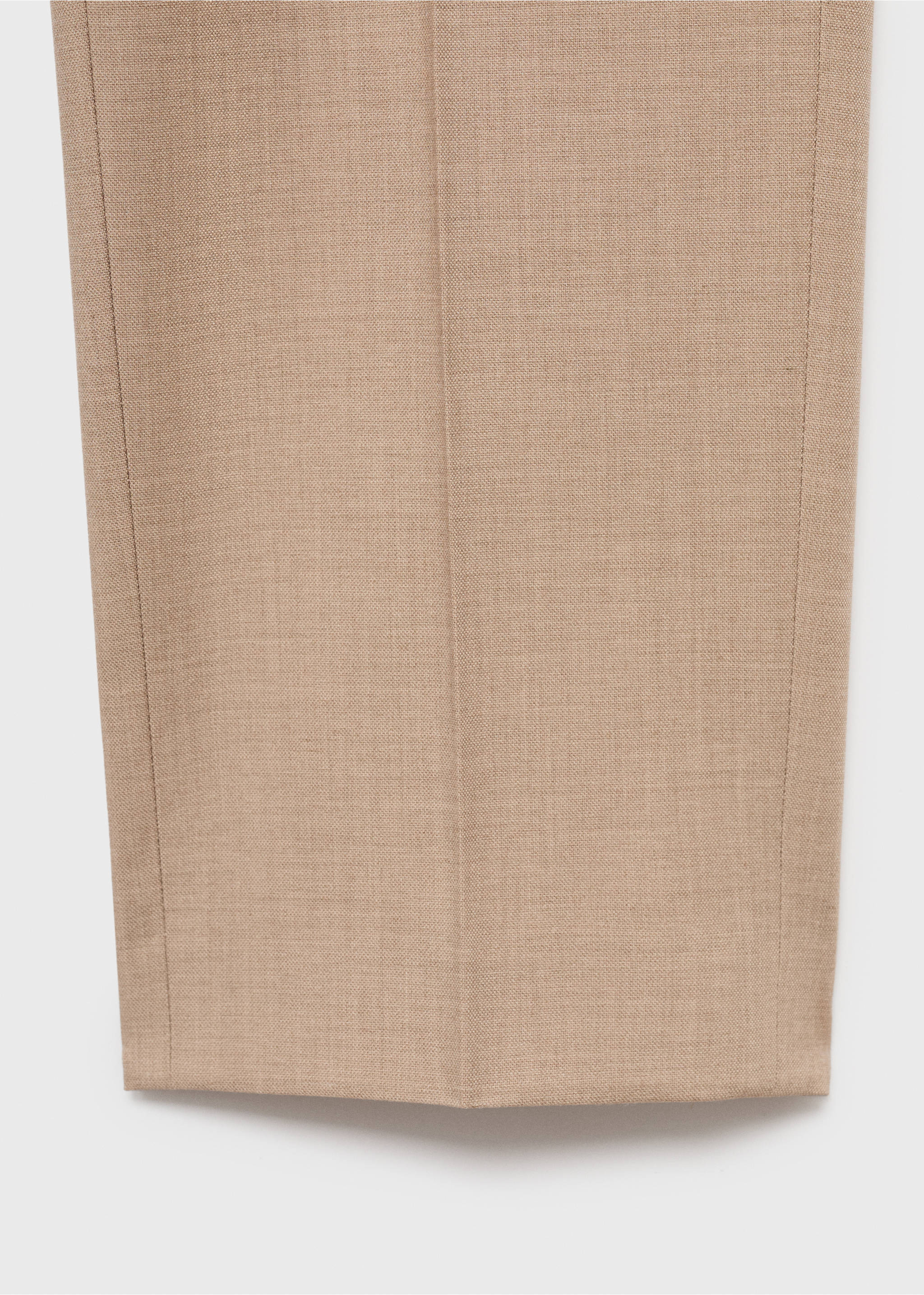 Paris slim-fit suit trousers - Details of the article 0, Beige. Ref: 17035155-00.