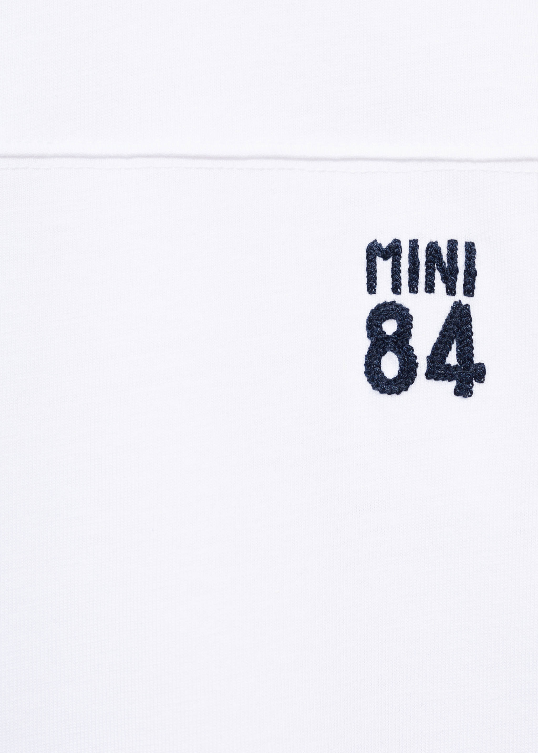Embroidered striped t-shirt - Details of the article 8