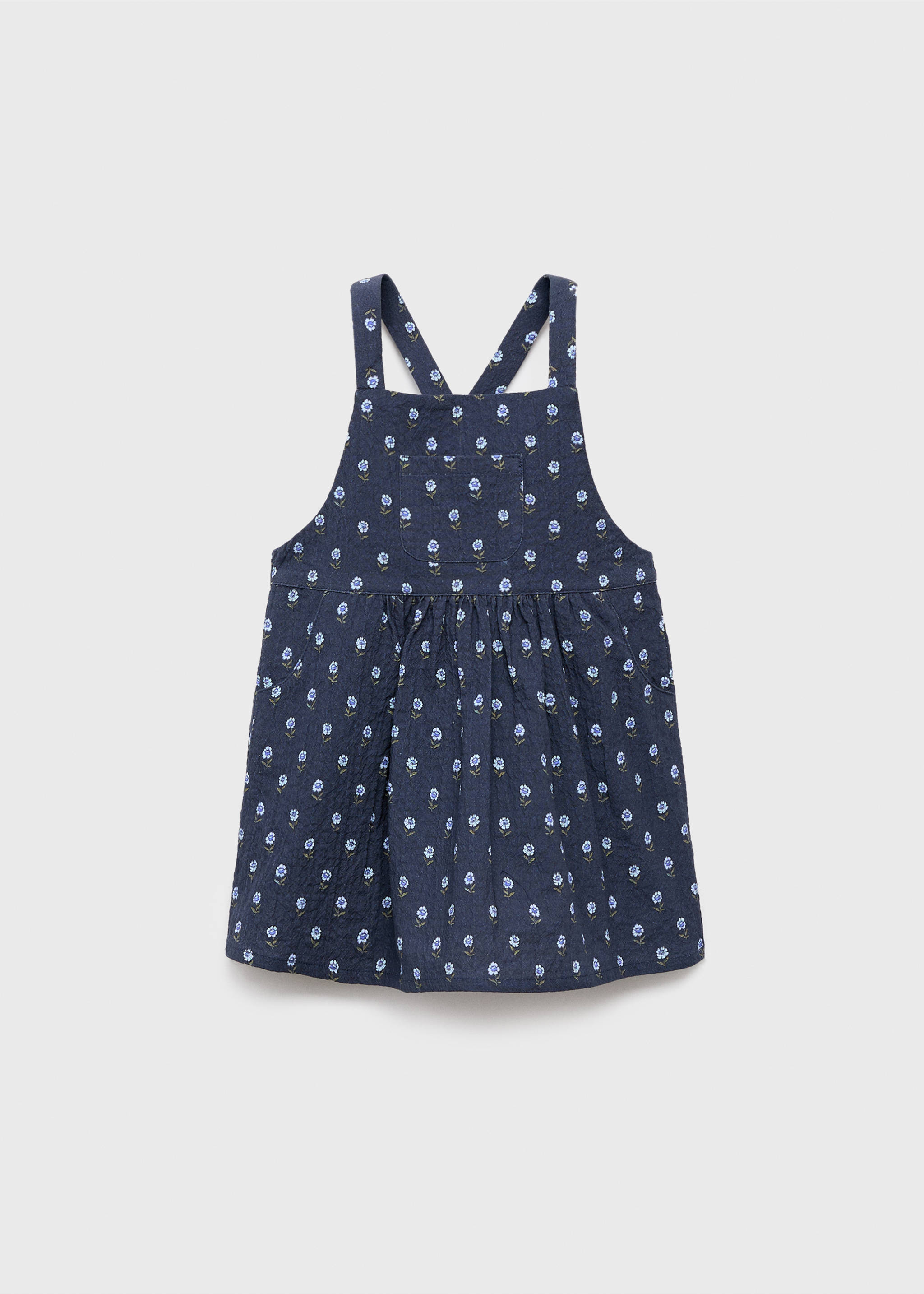 Floral print dress - Article without model, Navy. Ref: 17035162-00.