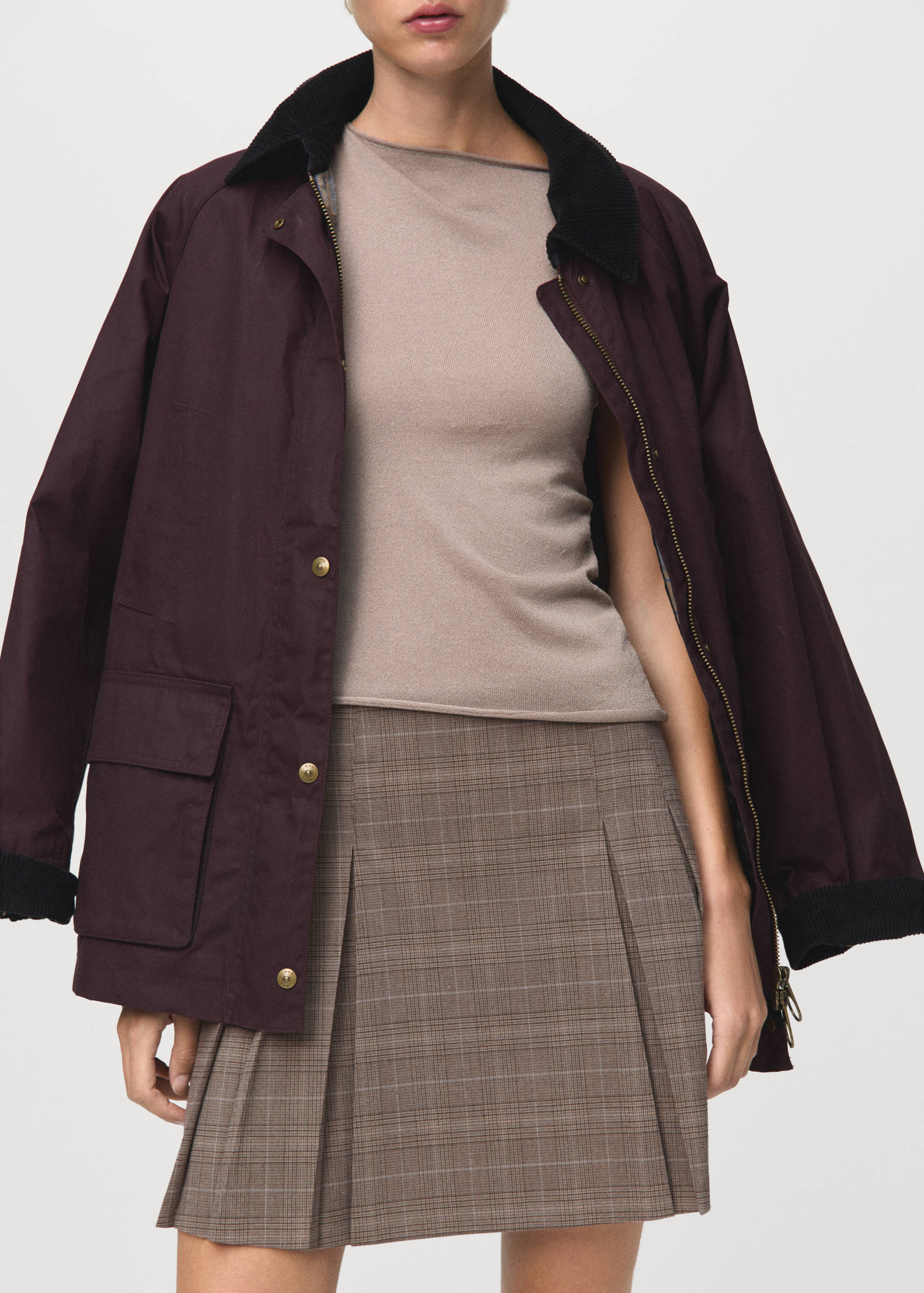 Pleated mini-skirt - Details of the article 2
