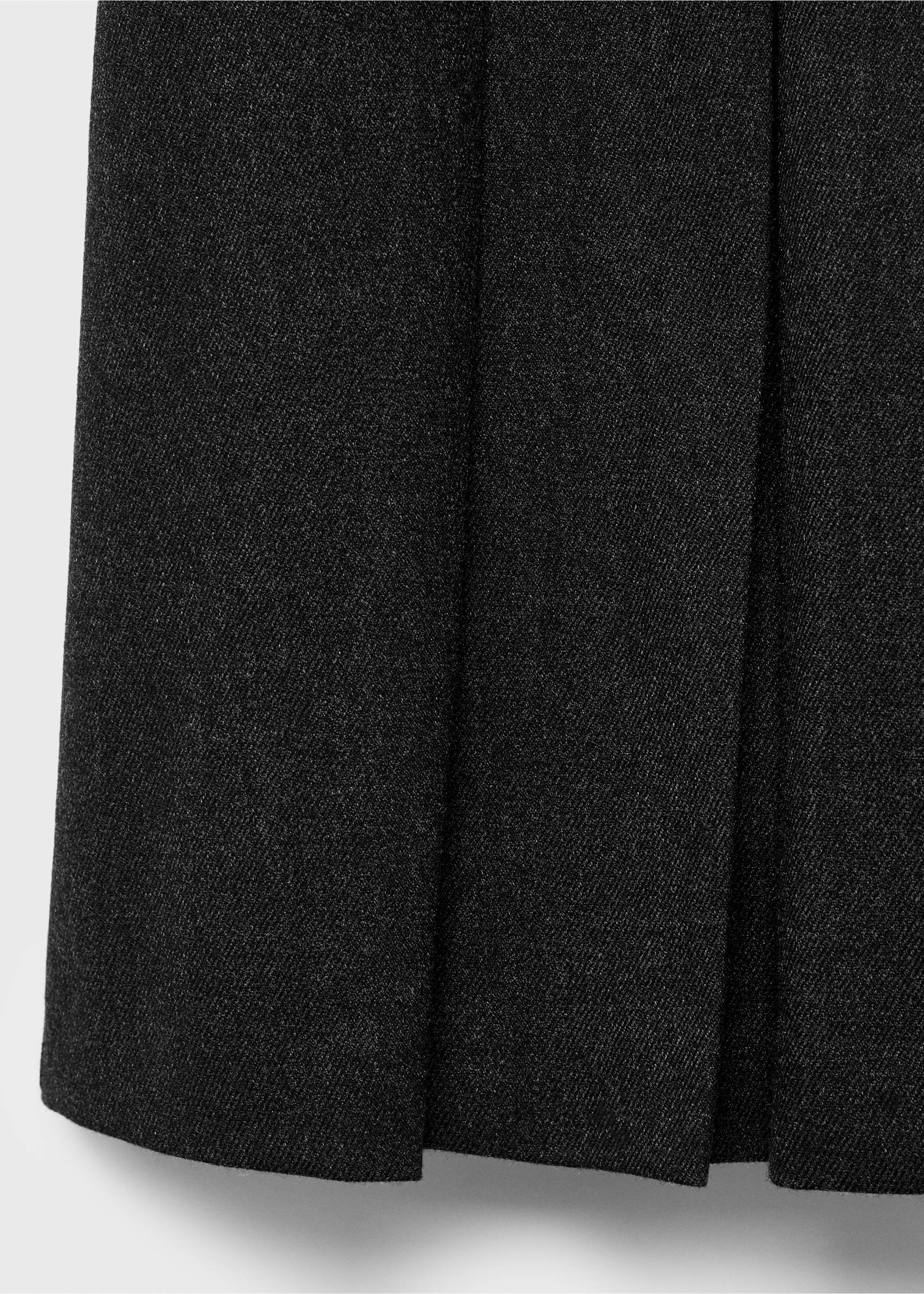 Plisirana mini suknja - Detalji artikla 8, Siva. Ref: 17035167-00.