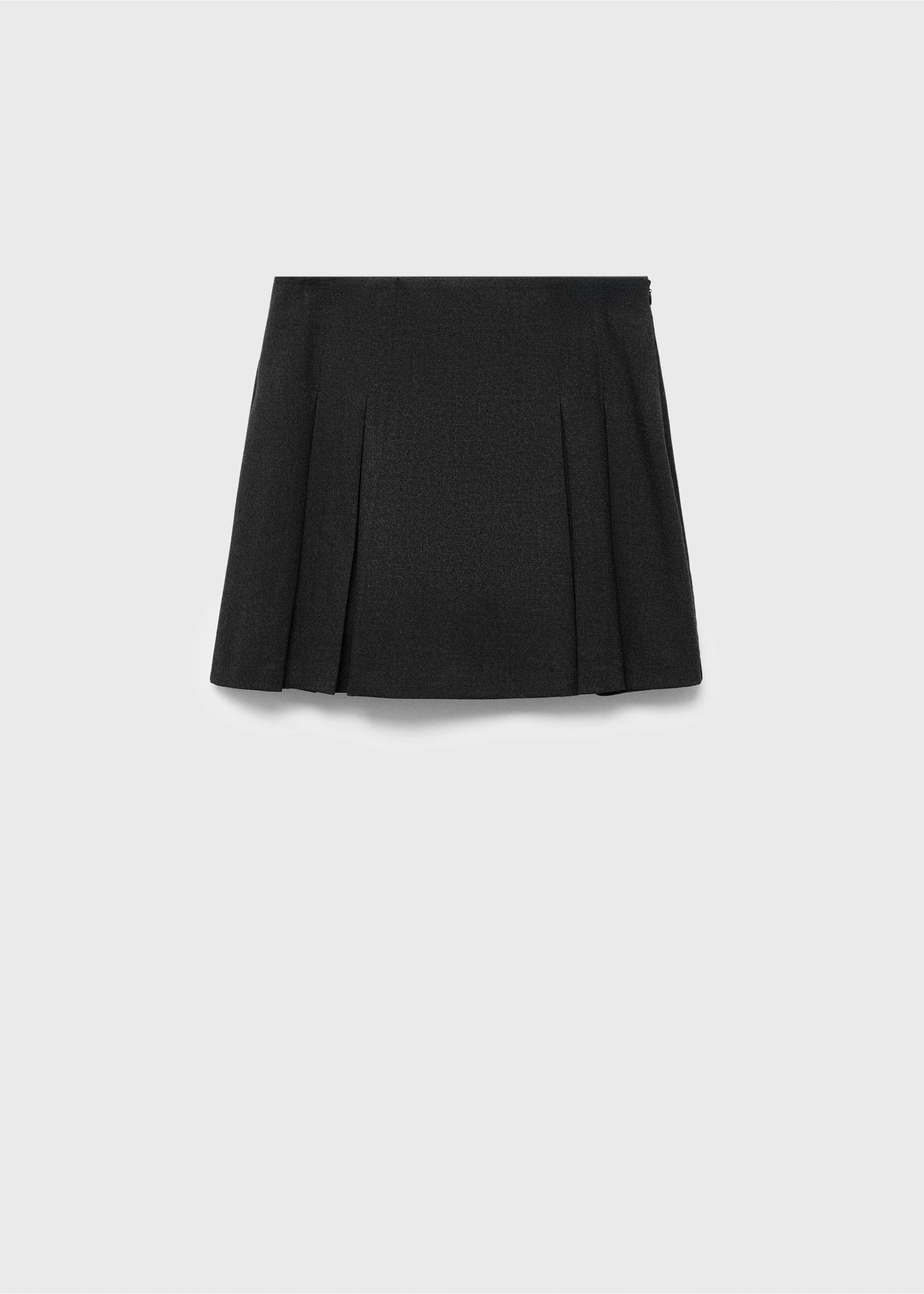 Plisirana mini suknja - Artikl bez modela, Siva. Ref: 17035167-00.