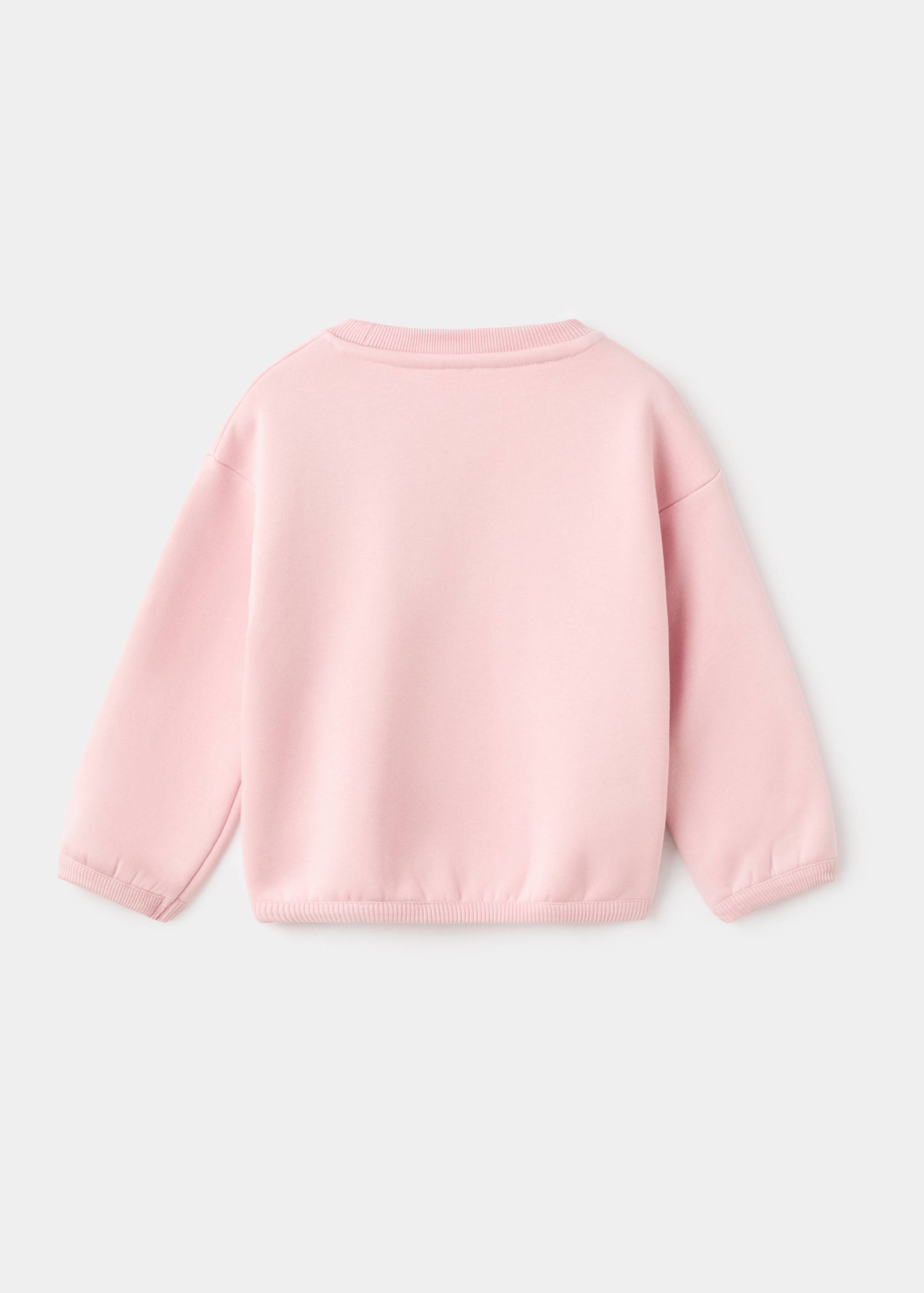 Besticktes Baumwoll-Sweatshirt - Rückseite des Artikels