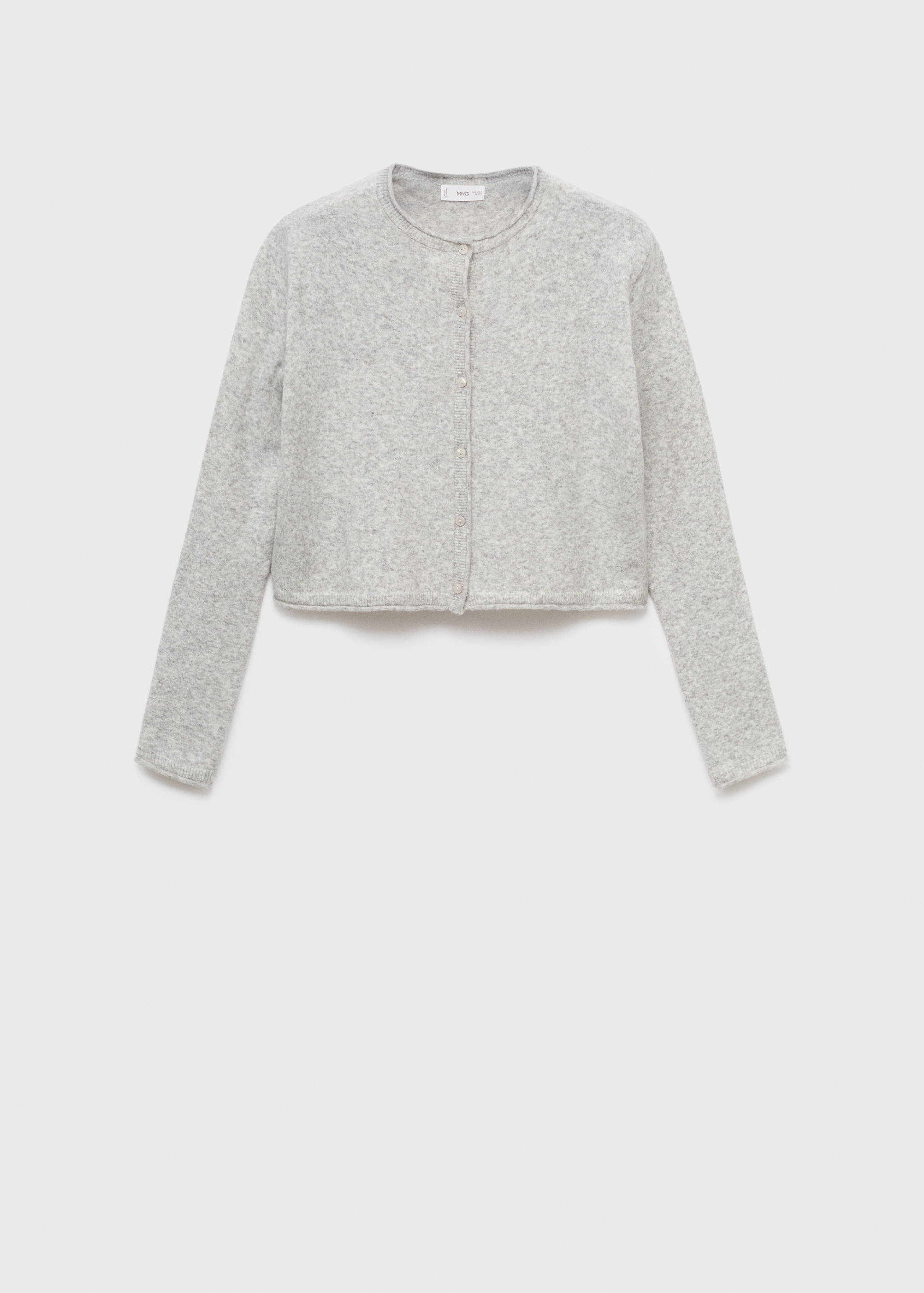 Cropped cardigan with buttons - Article without model