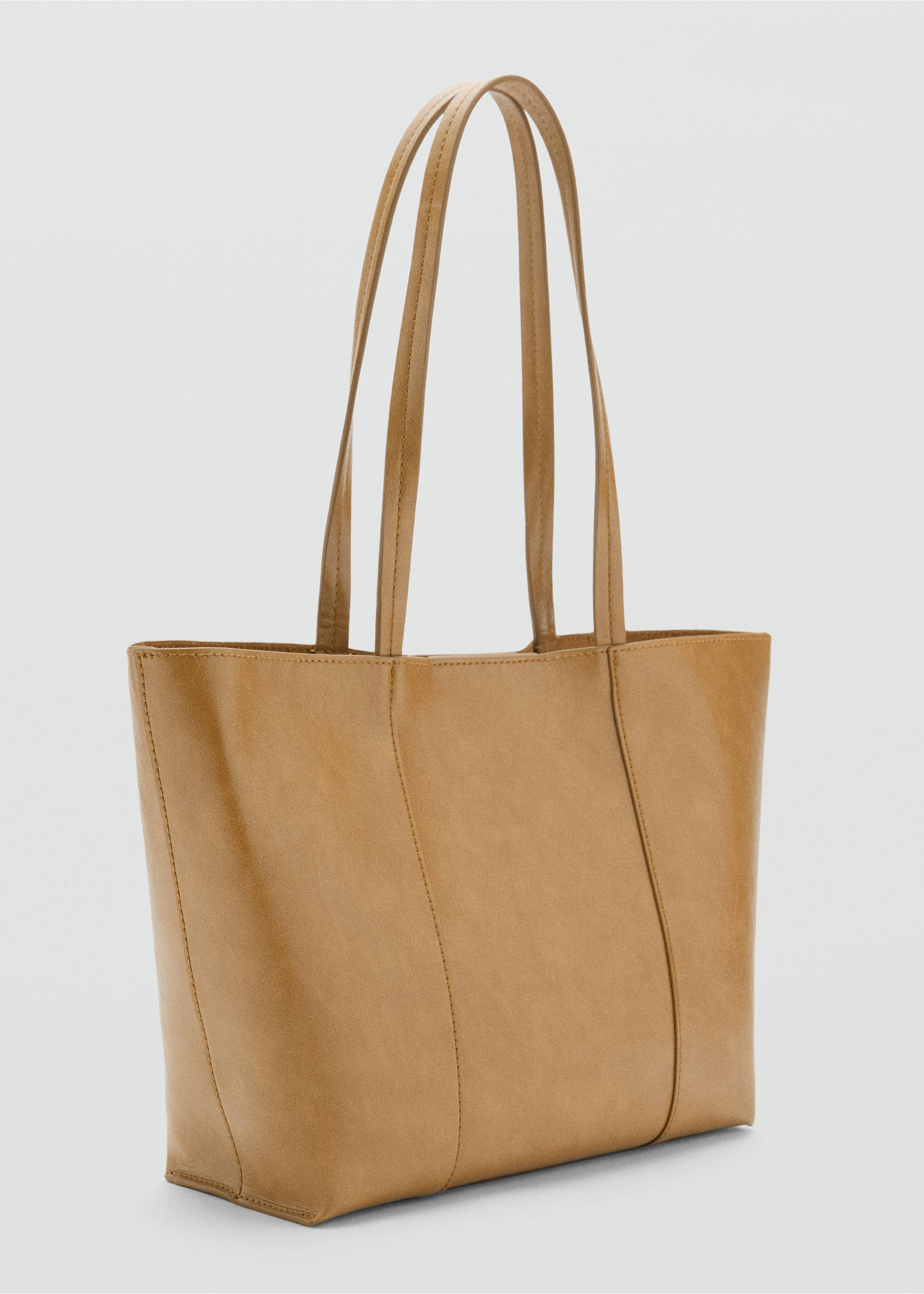 Medium shopper bag - Medium plane, Caramel. Ref: 17035795-00.