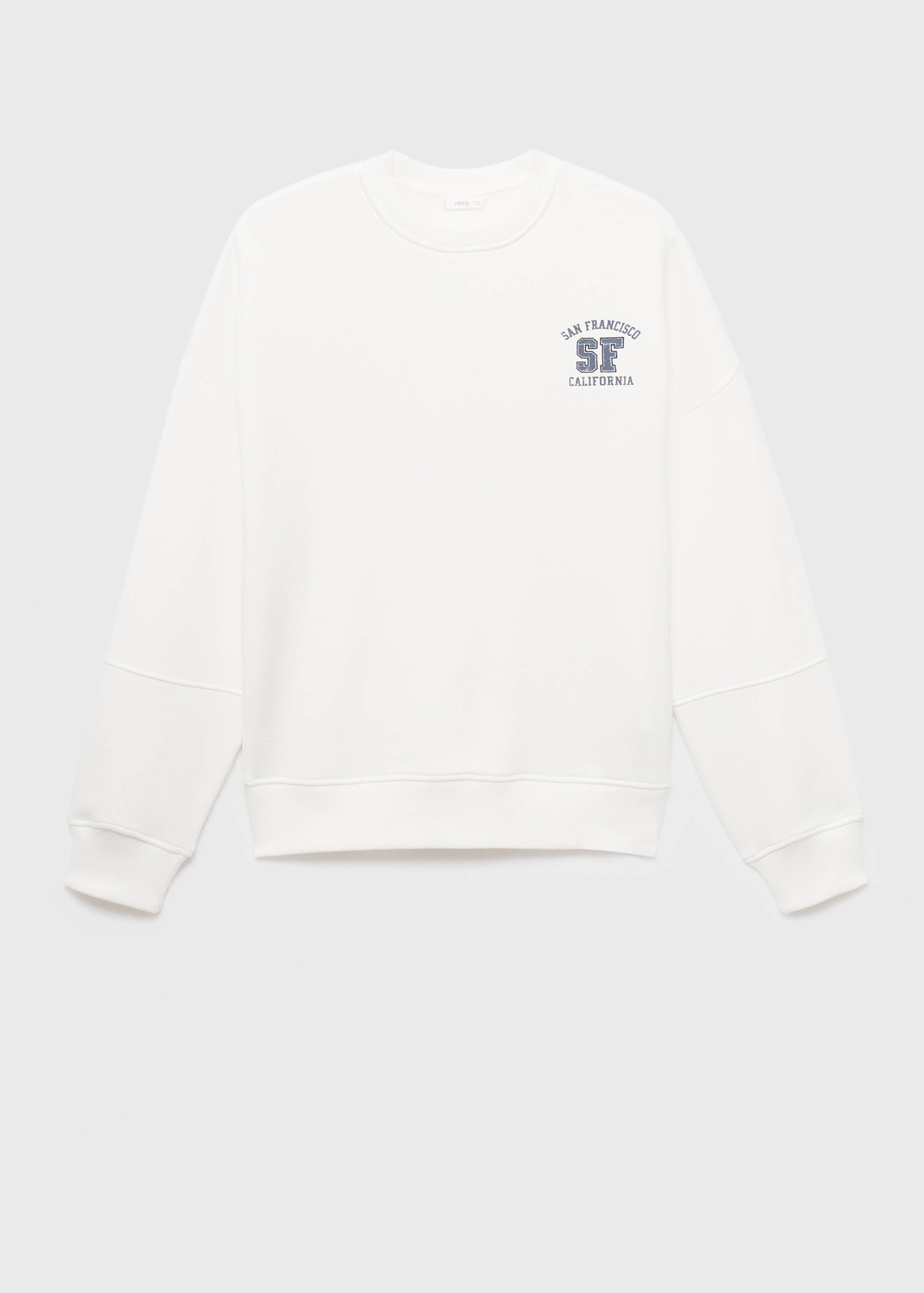 Printed cotton sweatshirt - Article without model