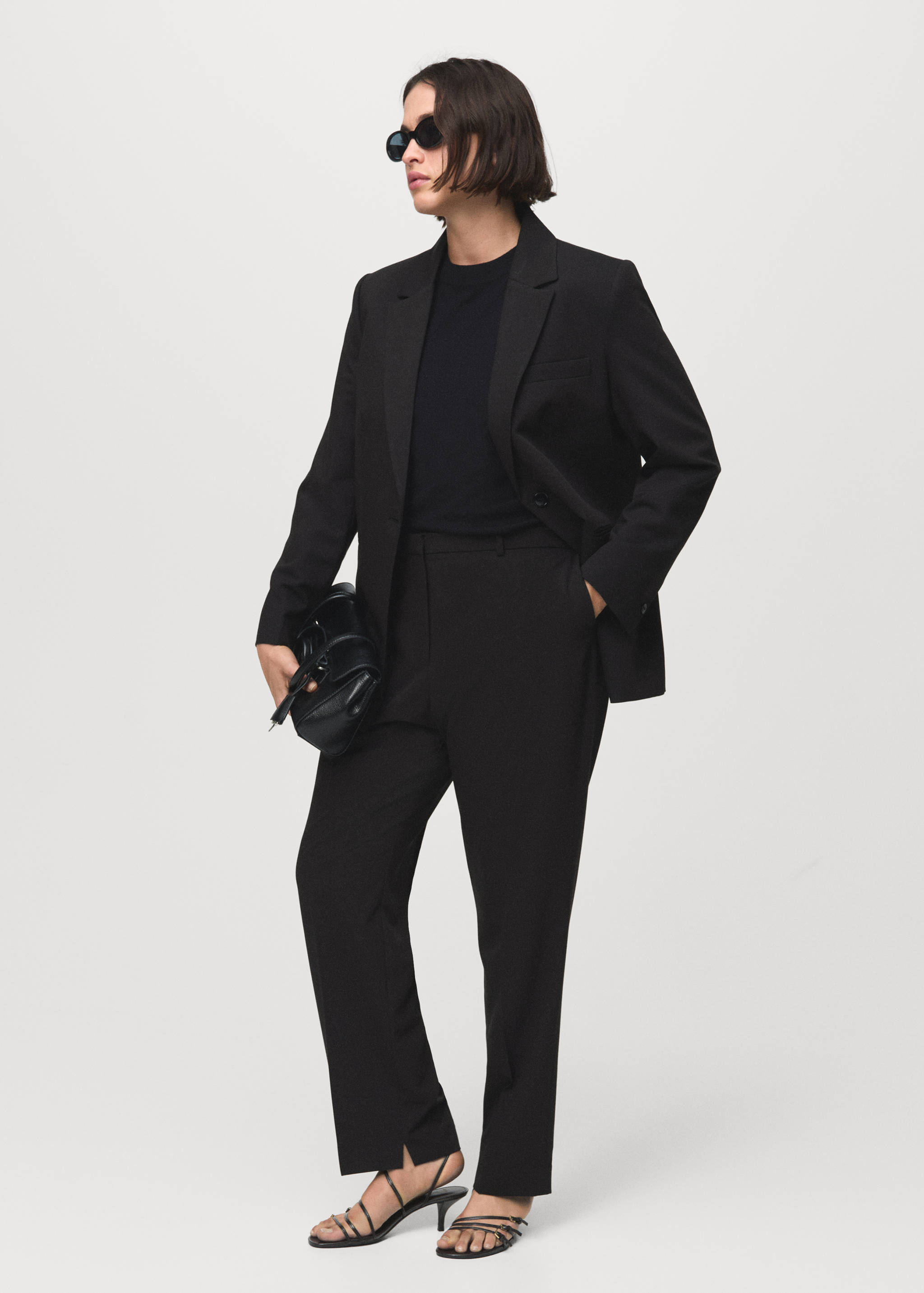 Straight suit trousers - Details of the article 3