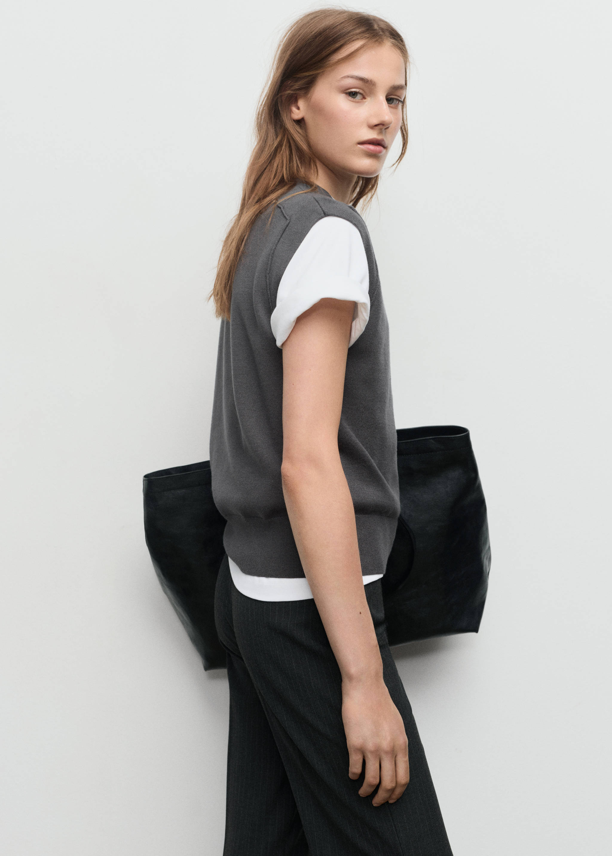 Gilet en maille à coutures - Détail de l'article 3