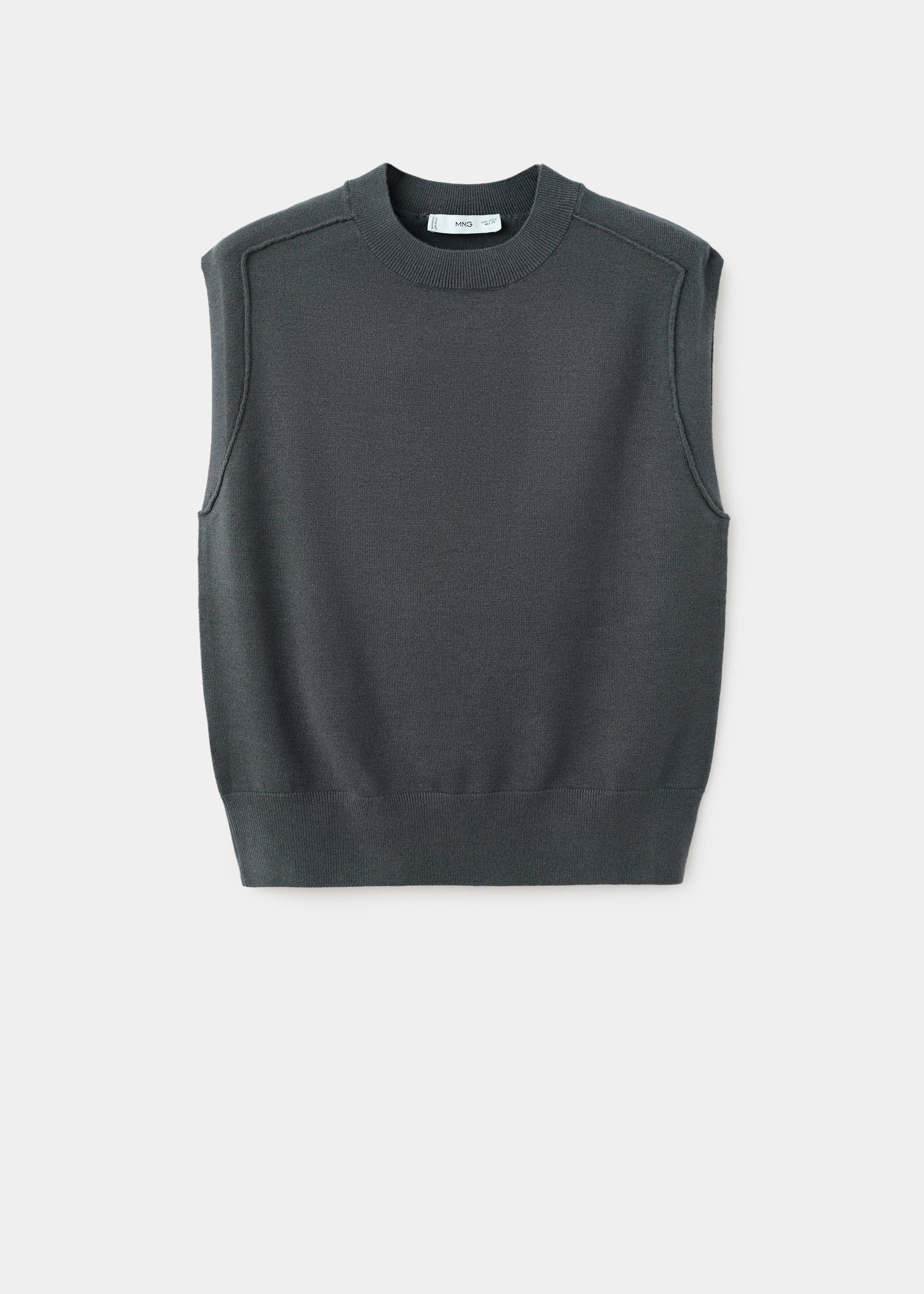 Gilet en maille à coutures - Article sans modèle