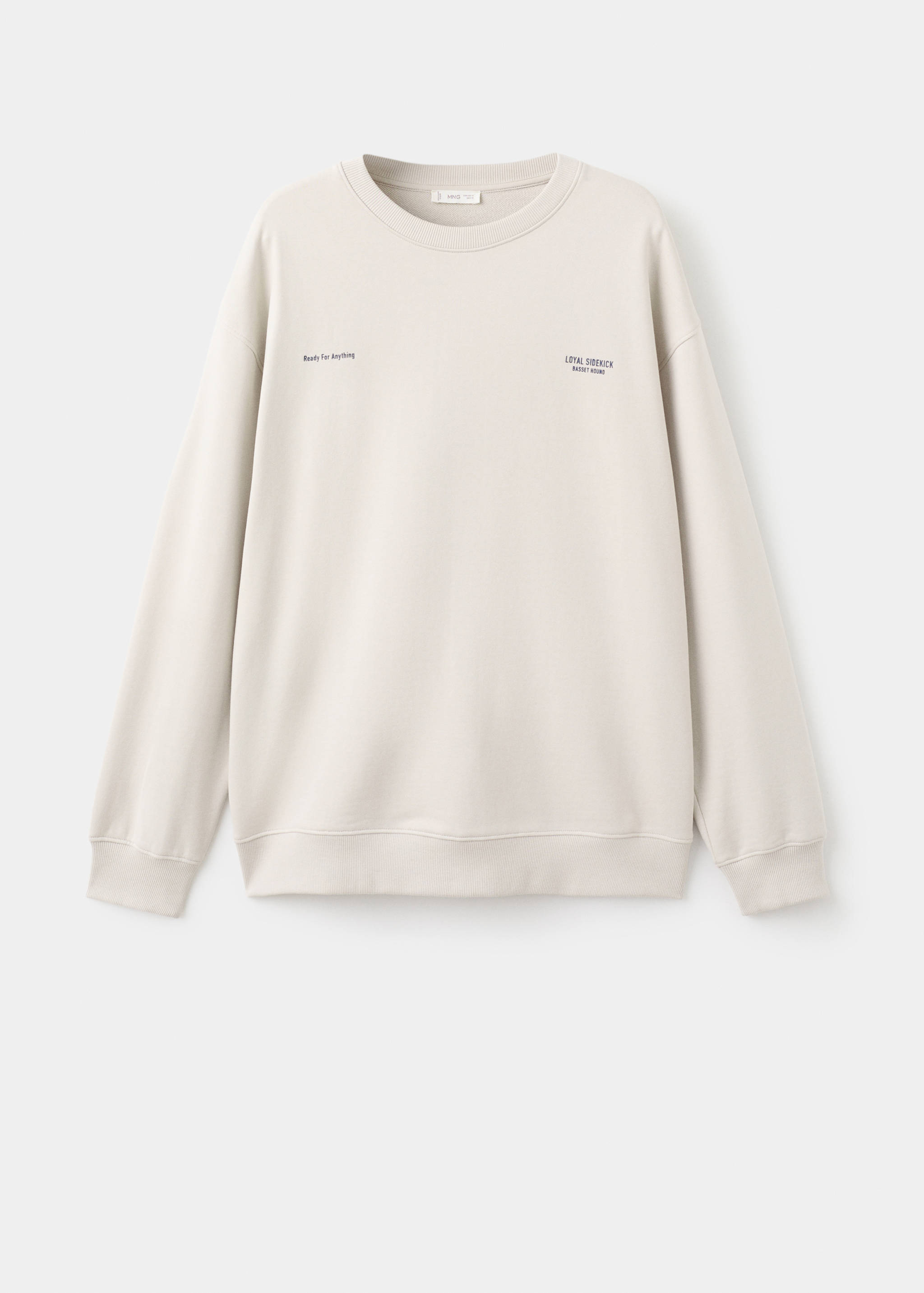 Gemustertes Baumwoll-Sweatshirt - Artikel ohne Model