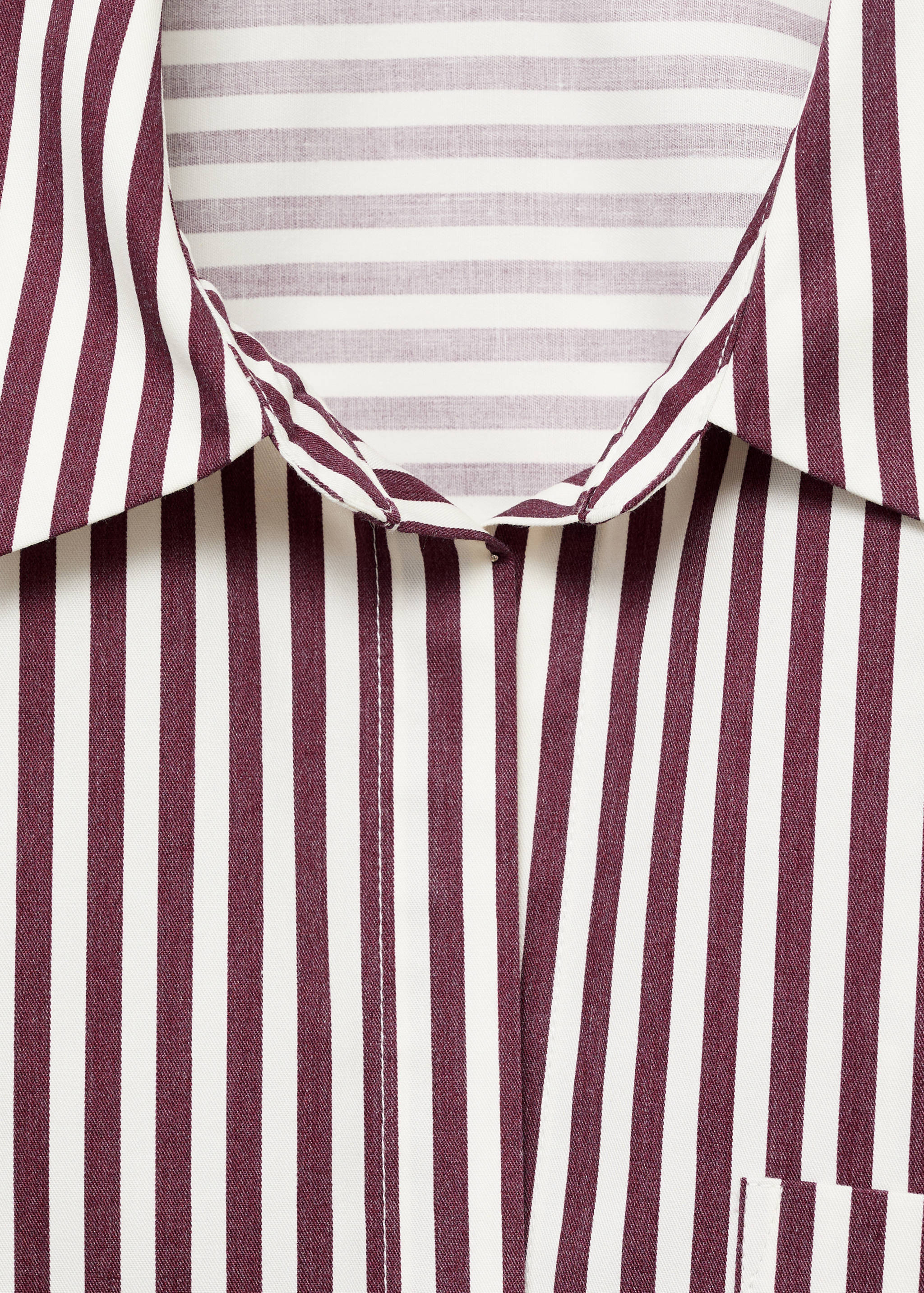 Gestreiftes Hemd mit Tasche - Detail des Artikels 8