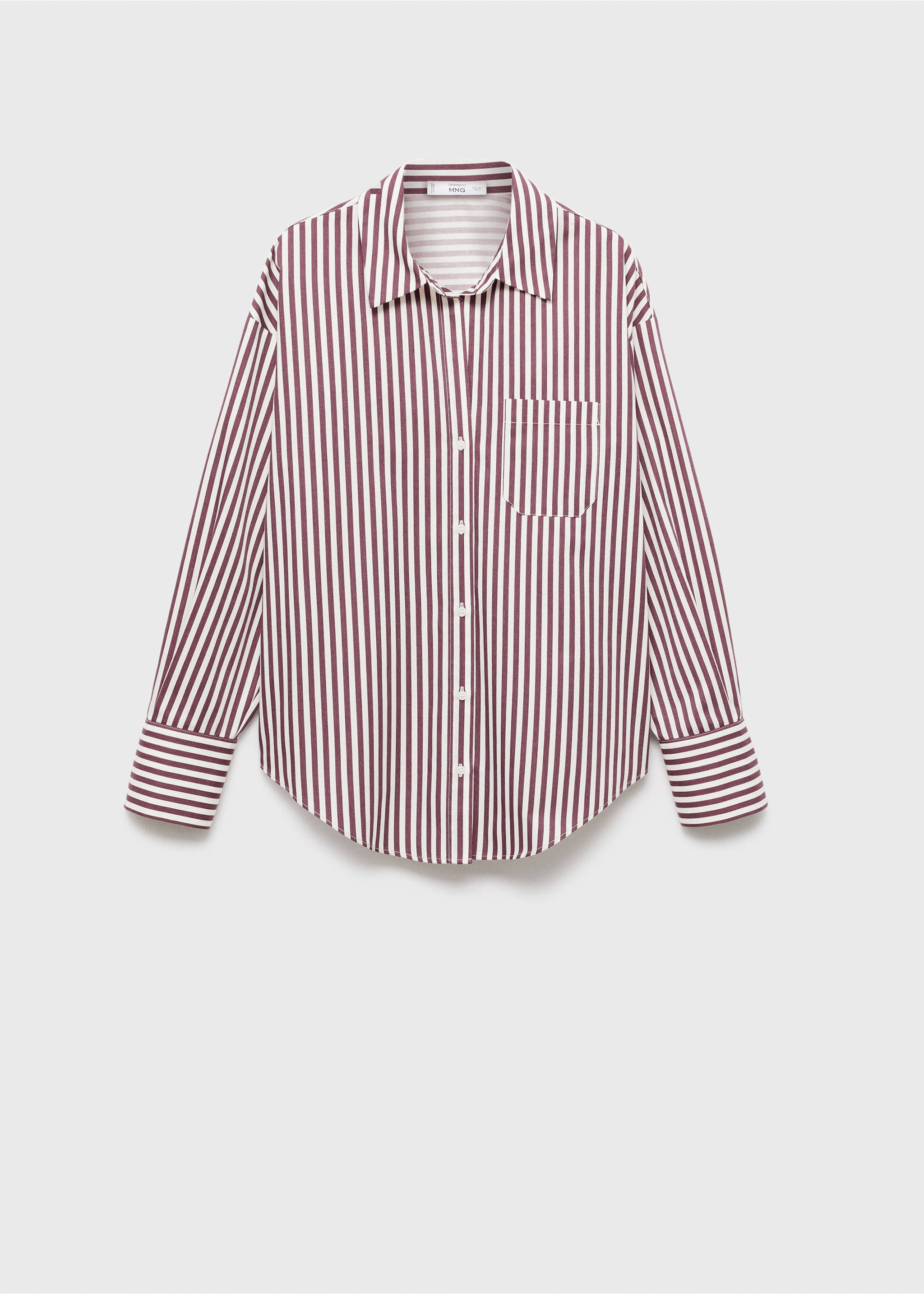 Pocket striped shirt - Article without model, Ecru. Ref: 17035814-00.