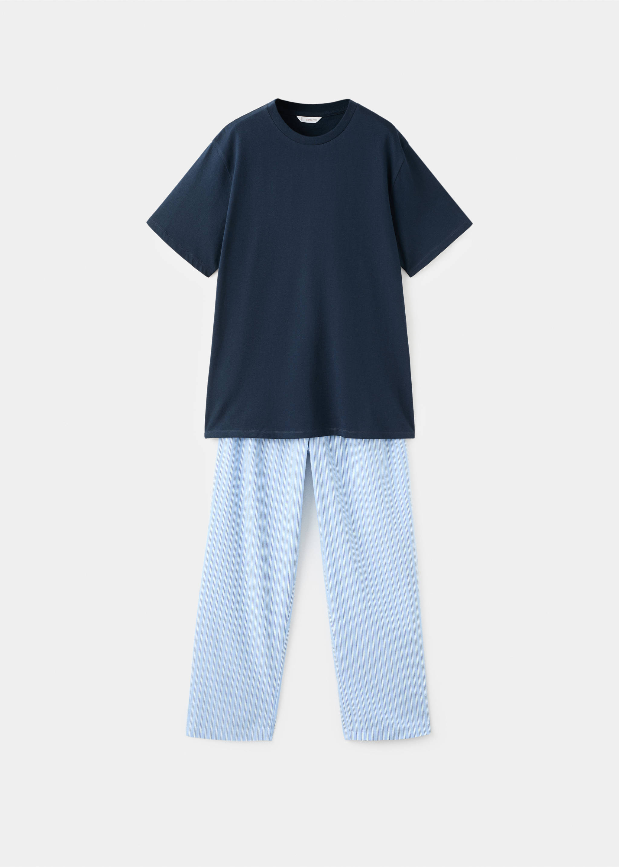 Cotton pyjama pack - Article without model, Navy. Ref: 17035823-00.