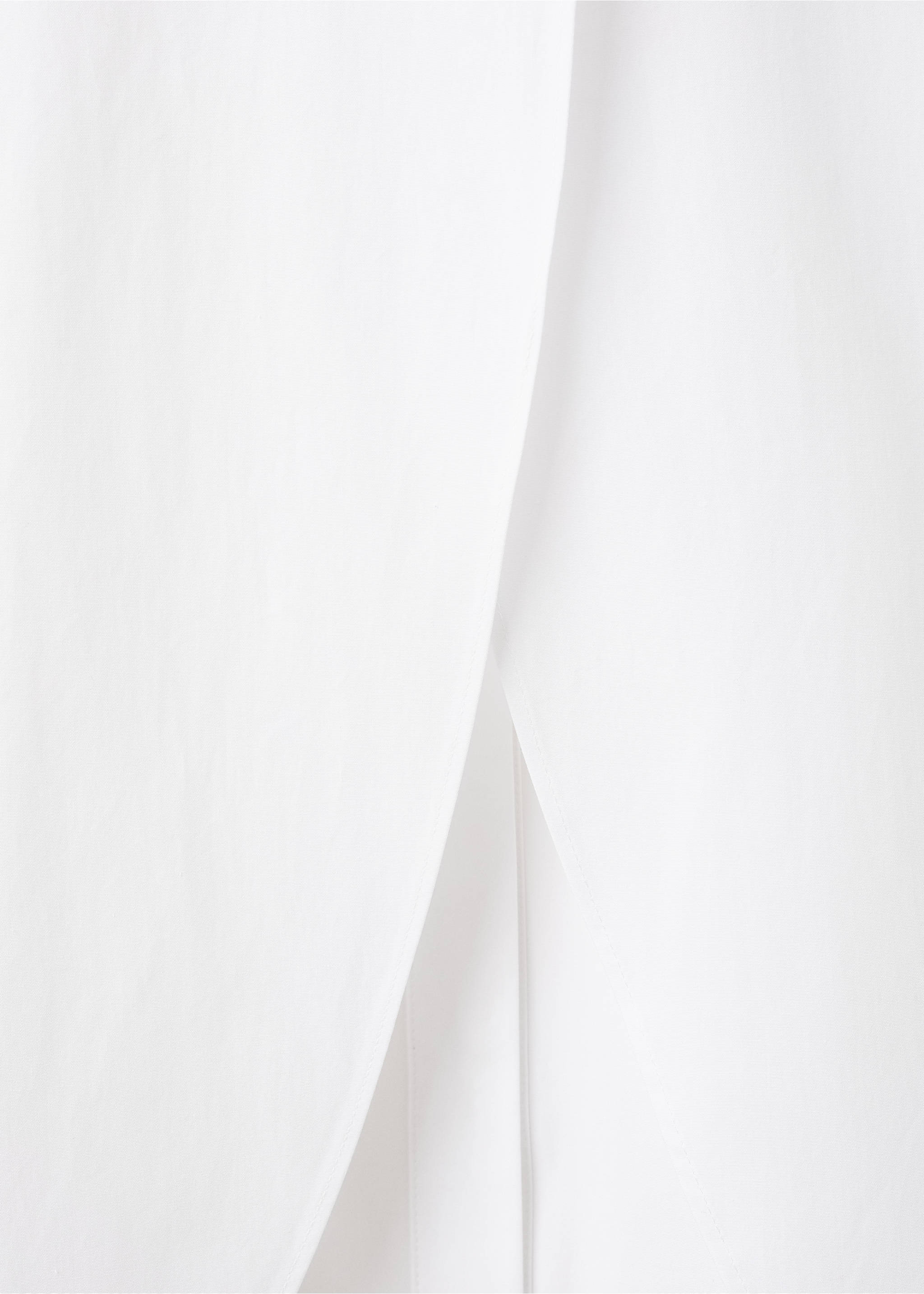 Camisa oversize esquena creuada - Detall de l'article 0, Blanc. Ref: 17035828-00.