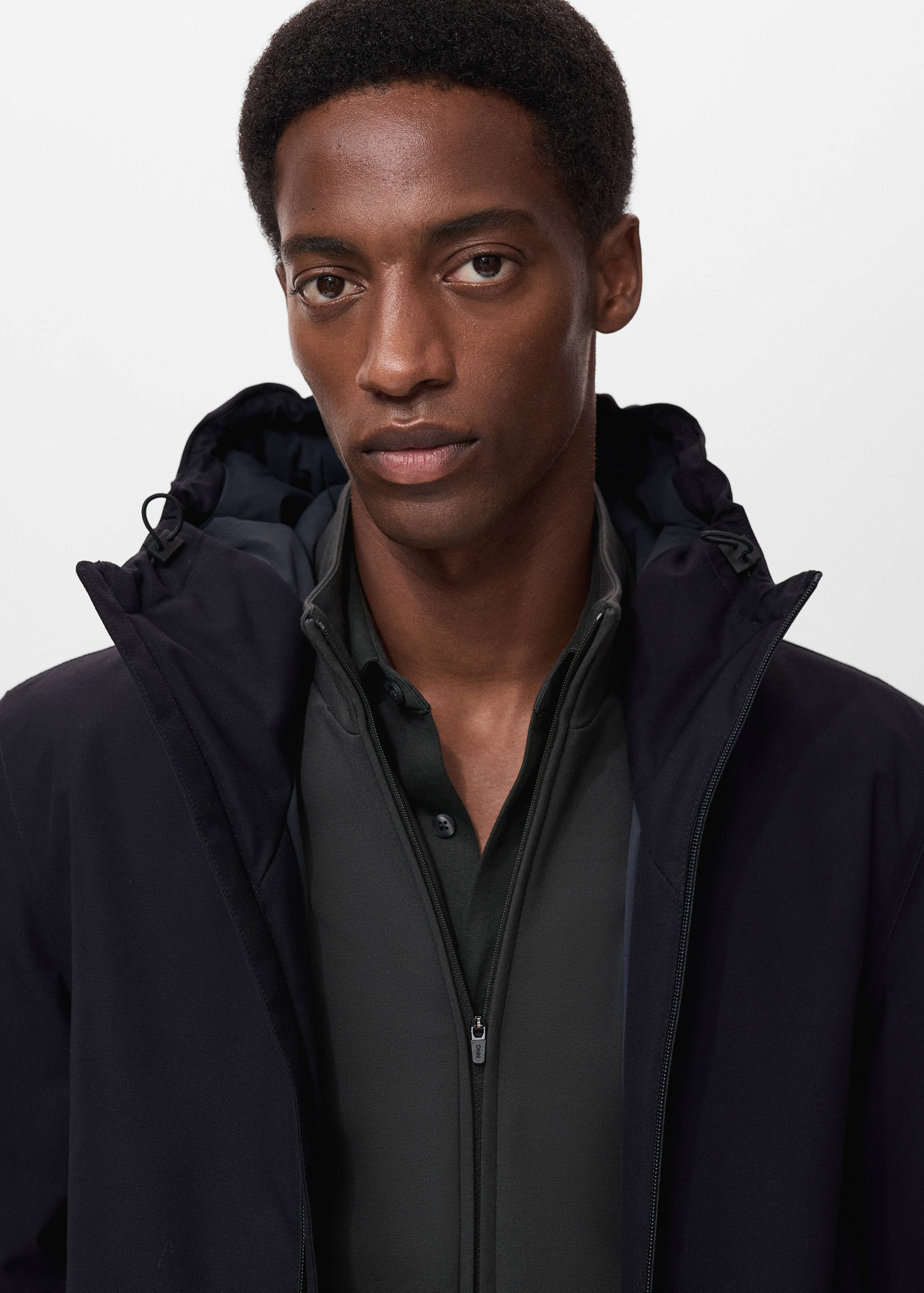 Packable water-repellent padded Thermolite® parka - Details of the article 1