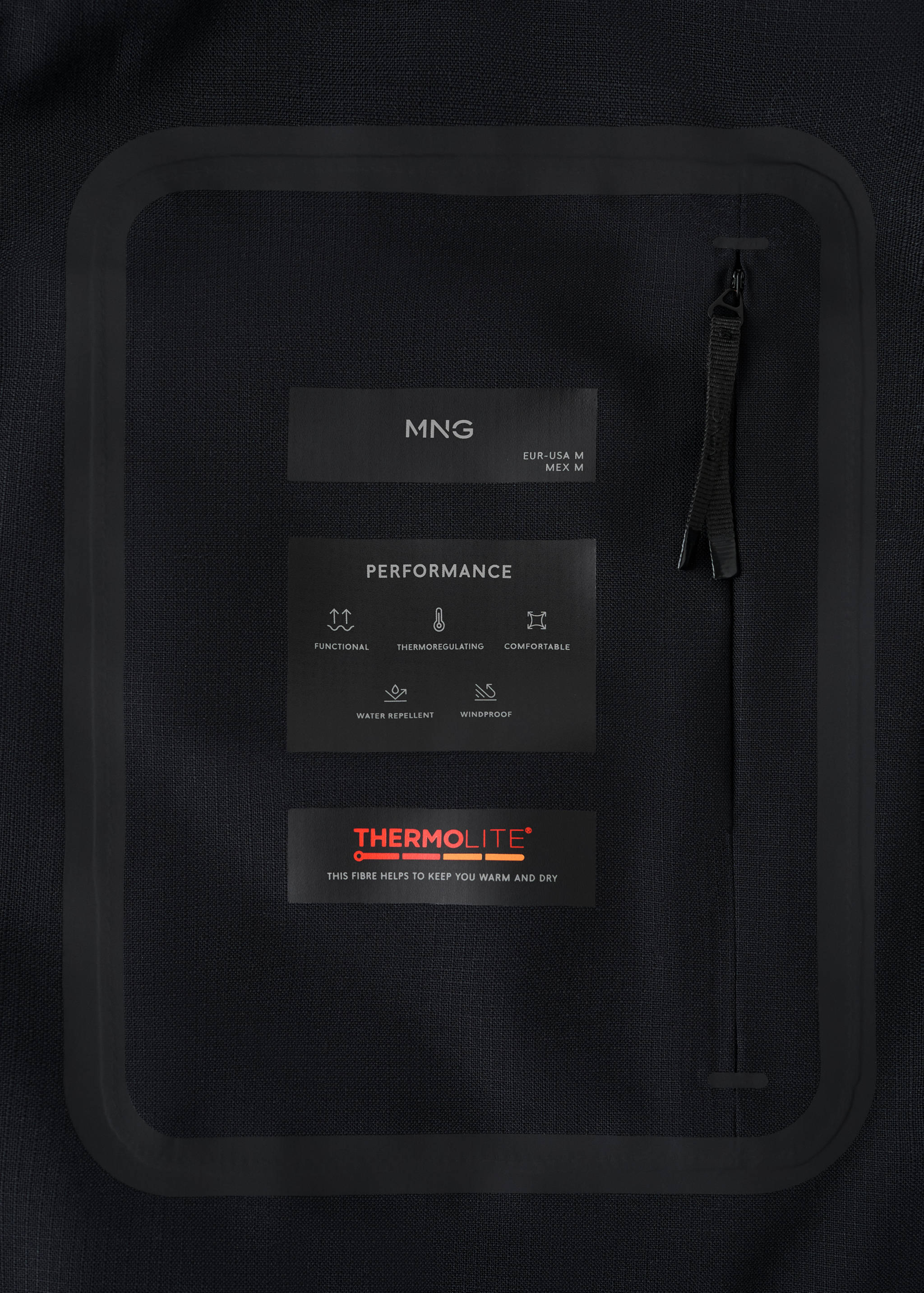 Packable water-repellent padded Thermolite® parka - Details of the article 4