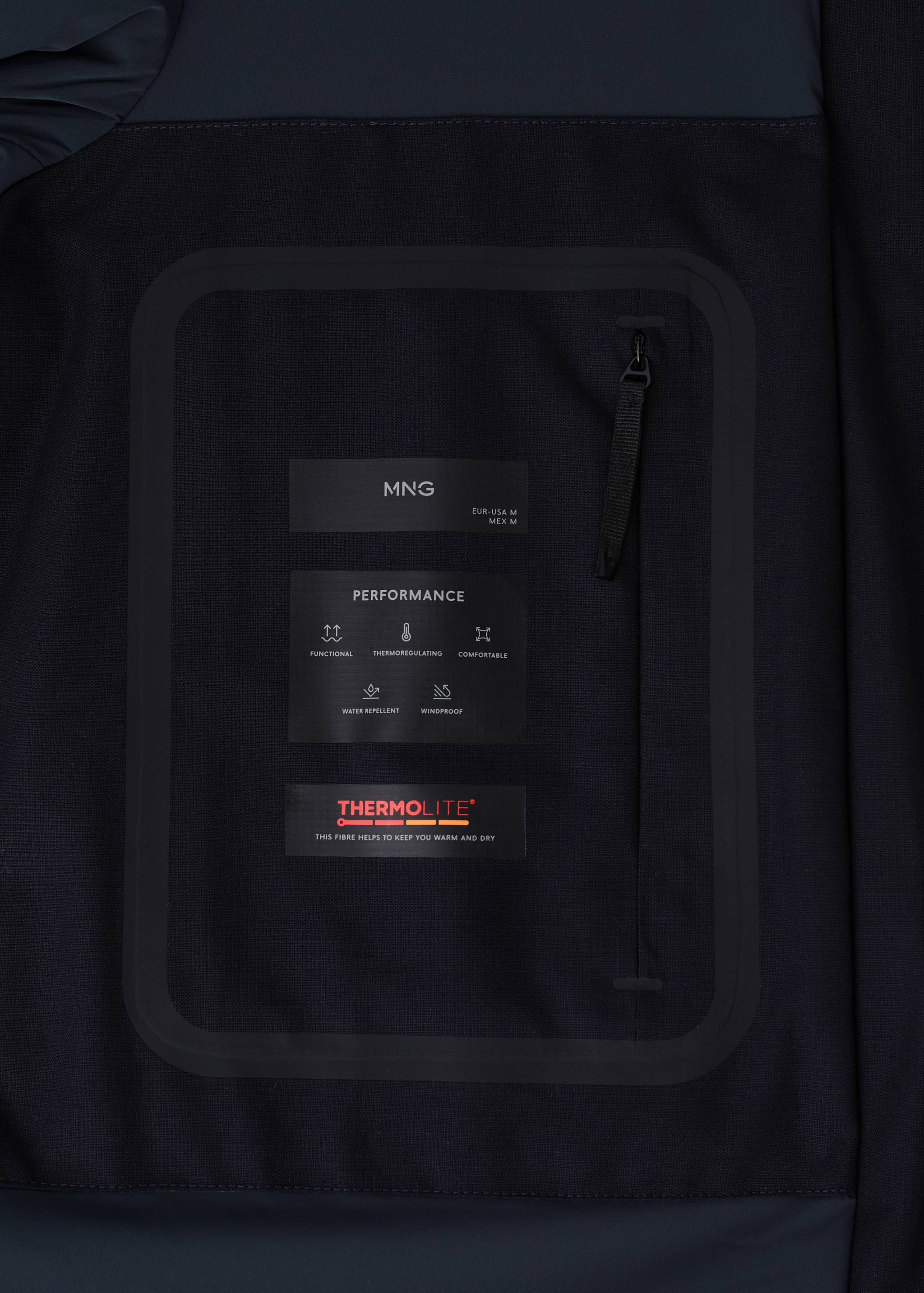 Packable water-repellent padded Thermolite® parka - Details of the article 8
