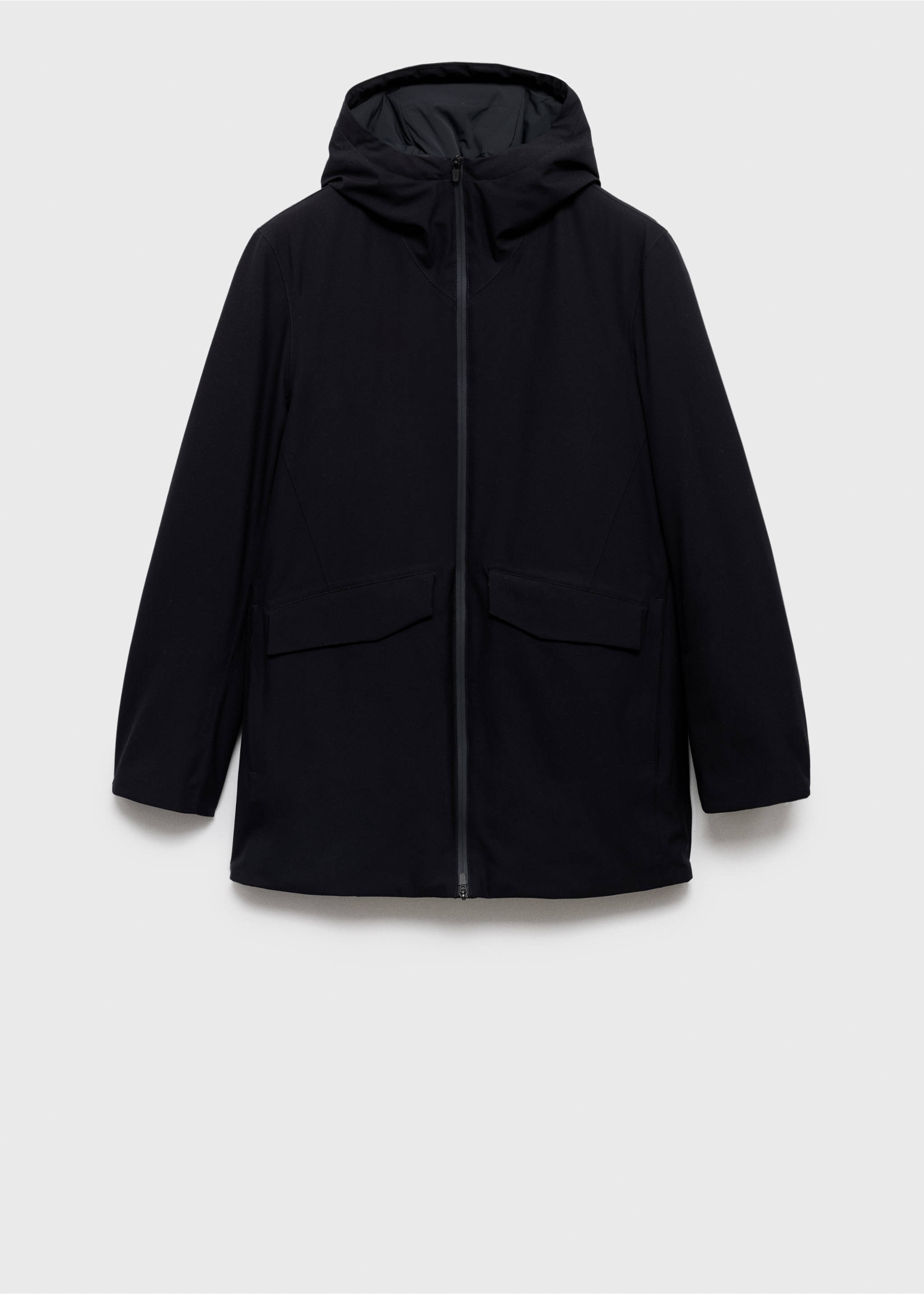 Packable water-repellent padded Thermolite® parka - Article without model, Navy. Ref: 17035968-00.
