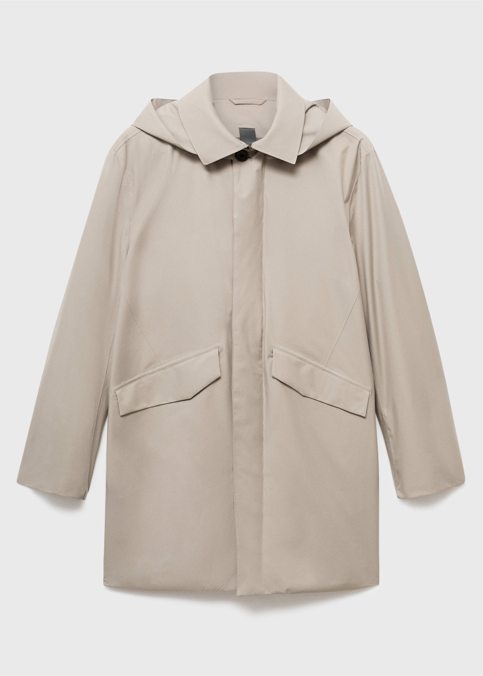 Thermolite® waterproof parka with pockets - Article without model, Ice Grey. Ref: 17035969-00.