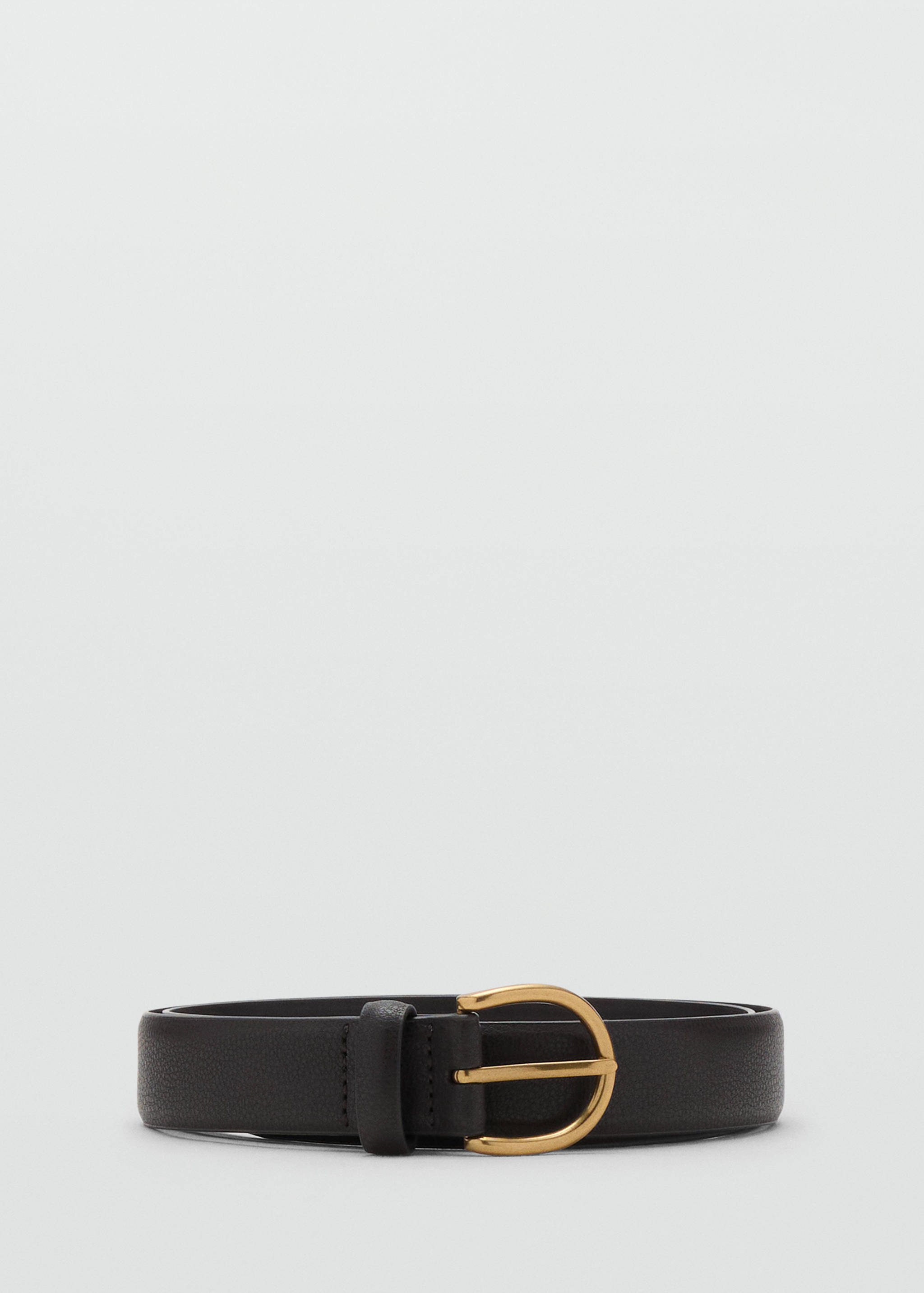Pebbled leather belt - Article without model