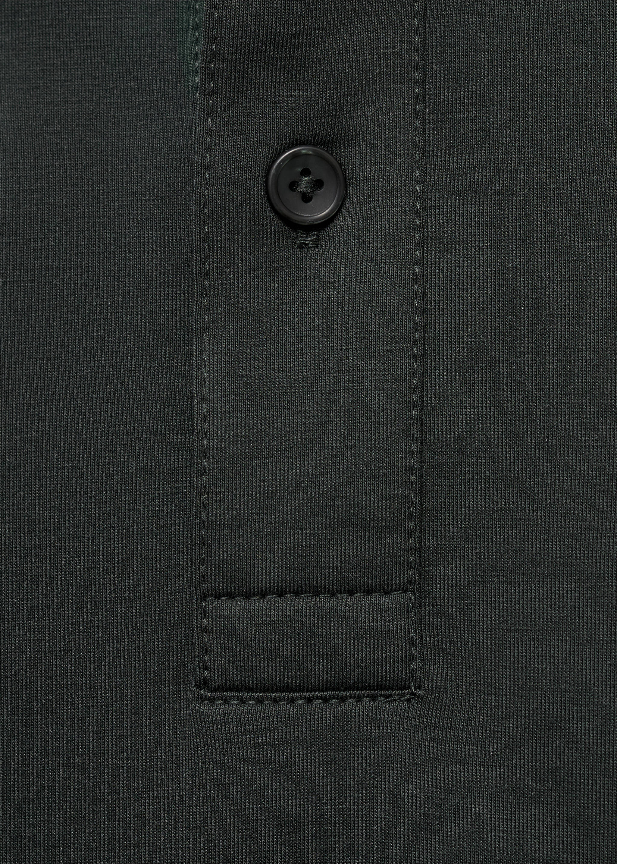Slim-fit Thermolite® polo shirt - Details of the article 0, Dark Green. Ref: 17035977-00.
