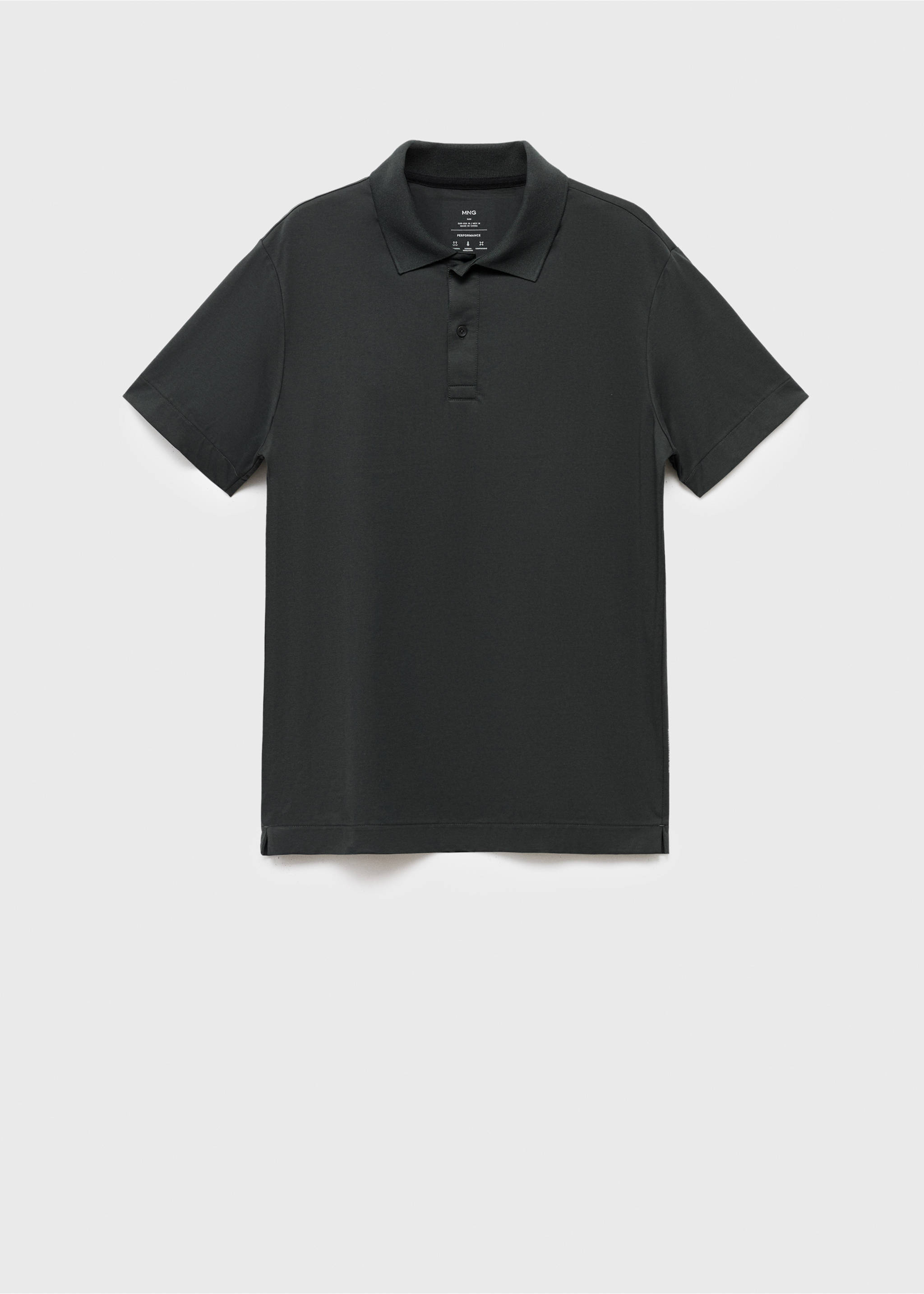 Slim-Fit-Polo Thermolite® - Artikel ohne Model, Dunkelgrün. Ref: 17035977-00.