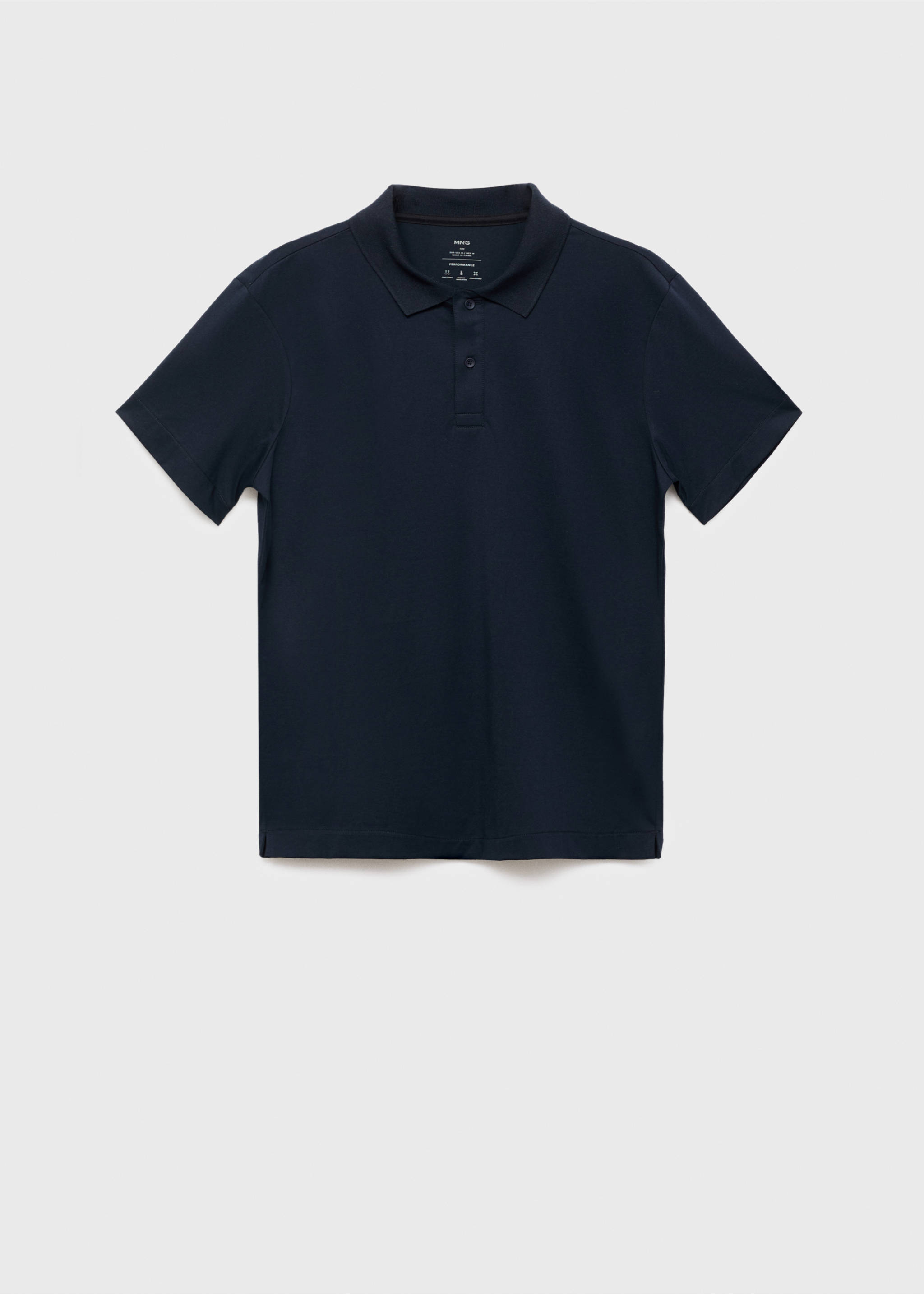 Slim-Fit-Polo Thermolite® - Artikel ohne Model, Marineblau. Ref: 17035977-00.