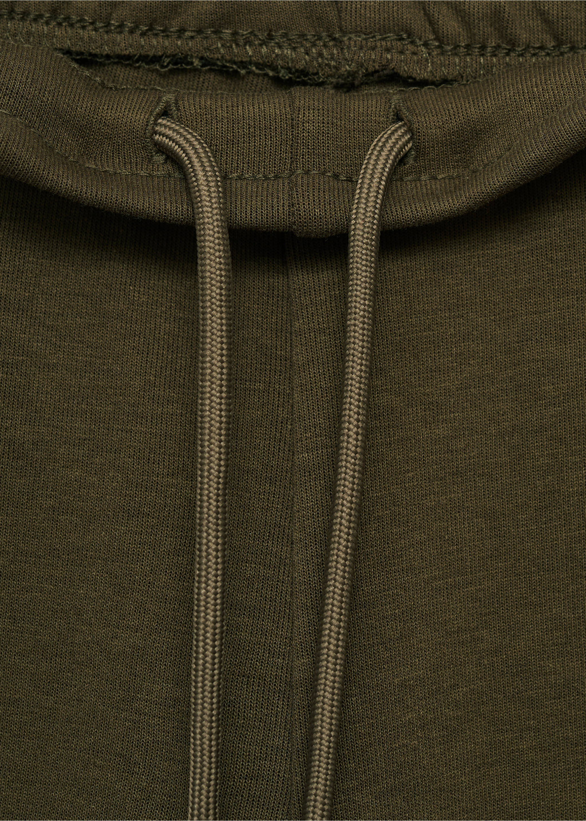 Joggerpants aus Baumwolle mit Stretchbund - Detail des Artikels 8, Olivengrün. Ref: 17035978-00.