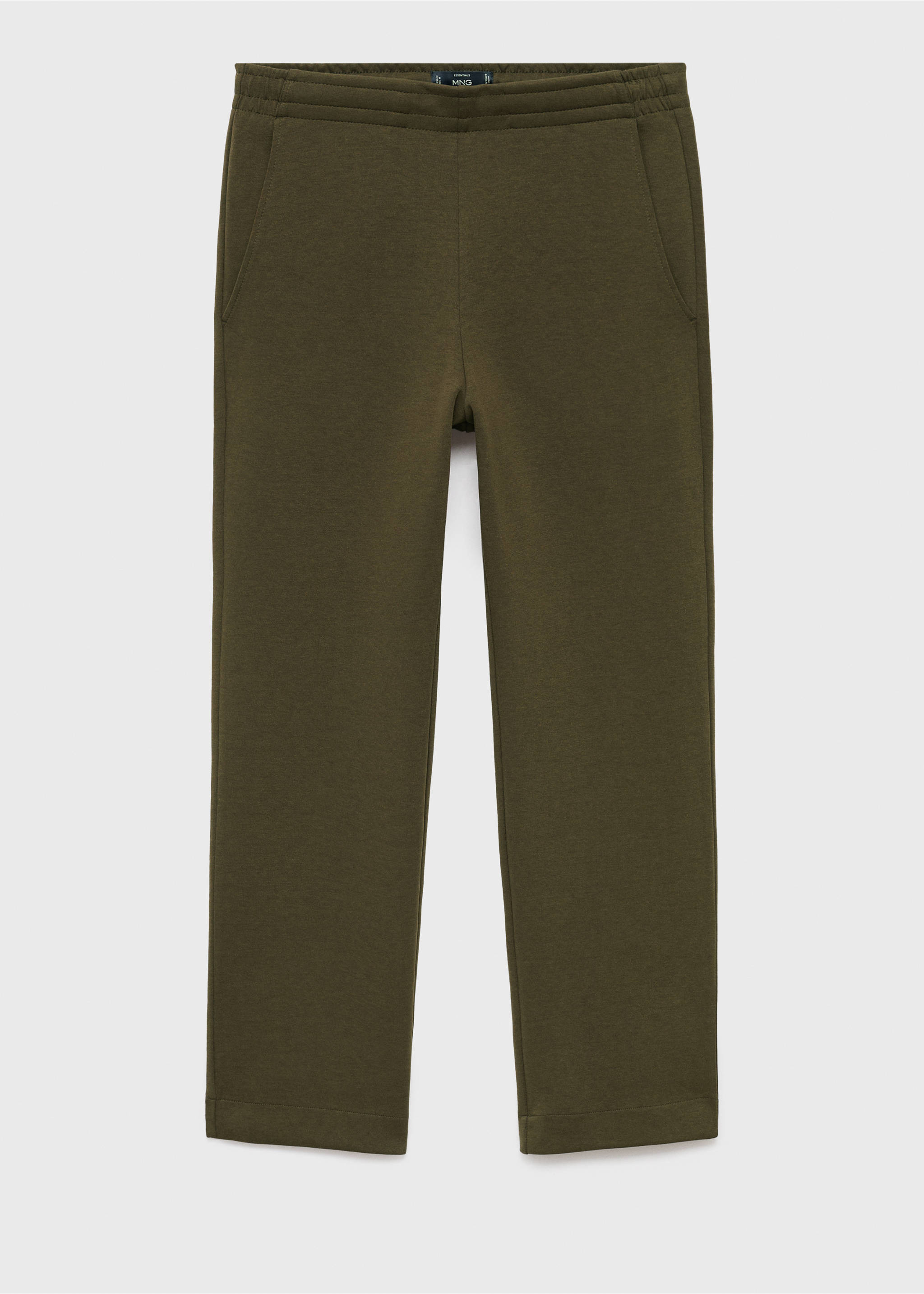 Joggerpants aus Baumwolle mit Stretchbund - Artikel ohne Model, Olivengrün. Ref: 17035978-00.