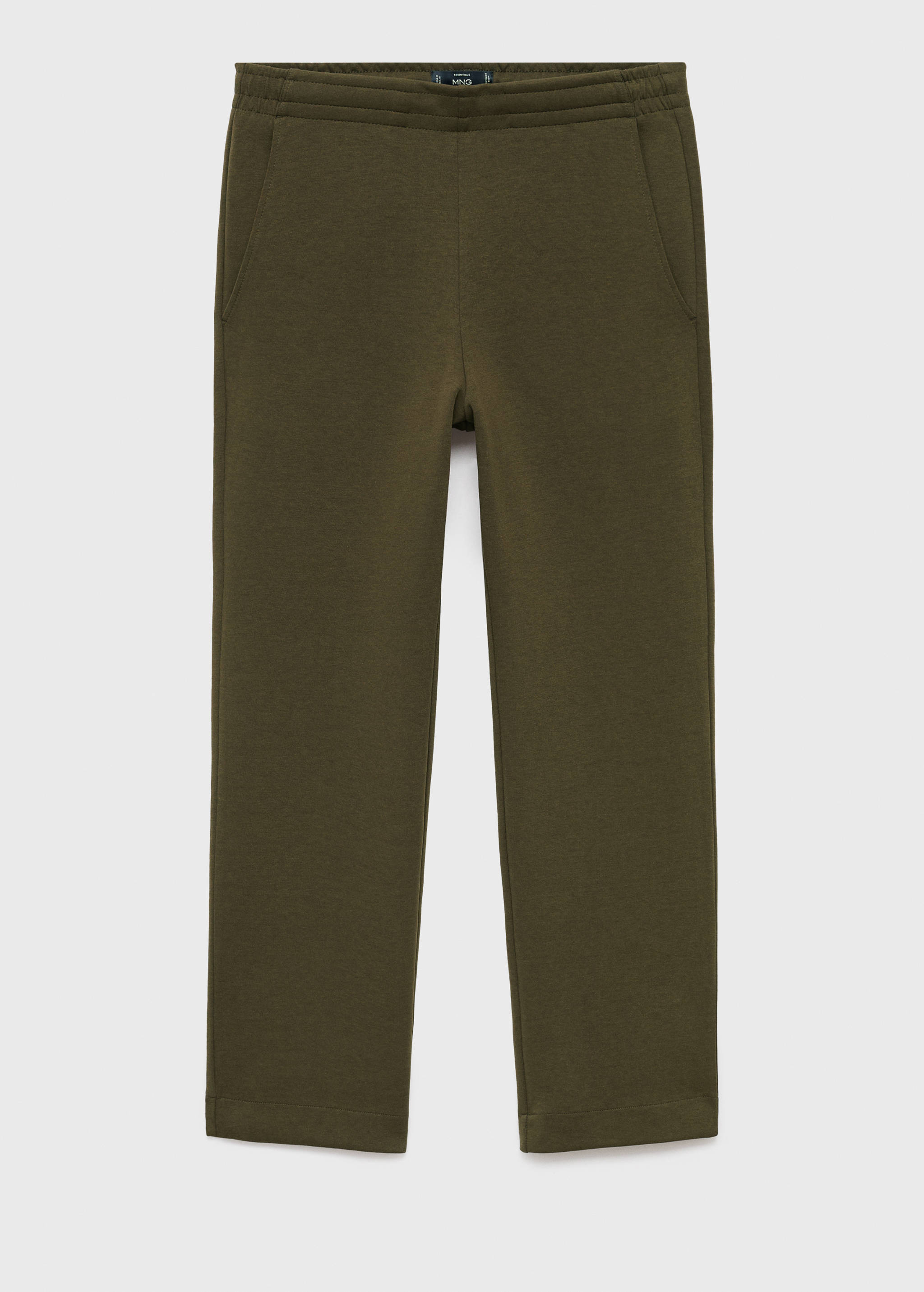 Βαμβακερό joggers με ελαστική μέση - Προϊόν χωρίς μοντέλο