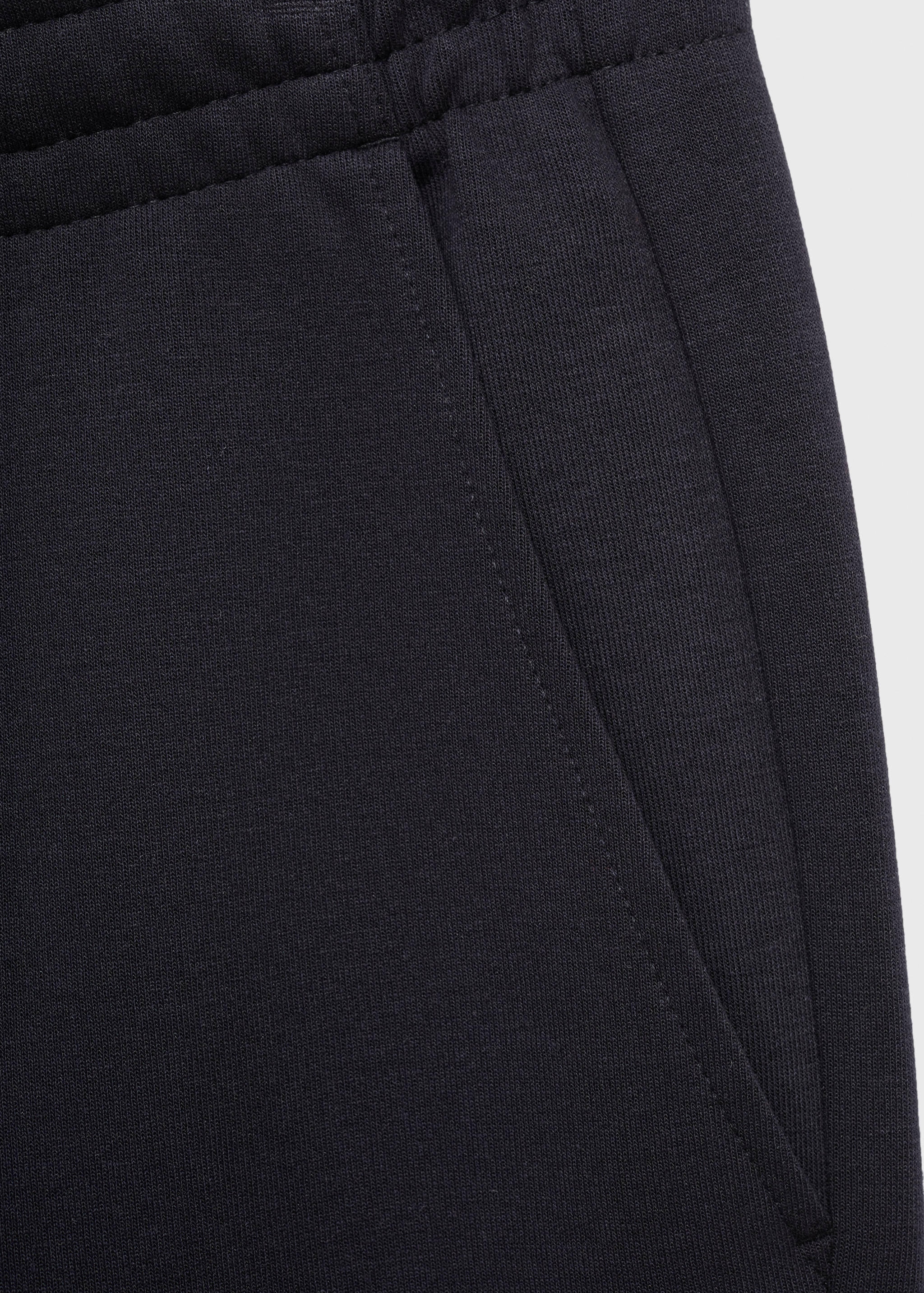 Βαμβακερό joggers με ελαστική μέση - Λεπτομέρεια του προϊόντος 0