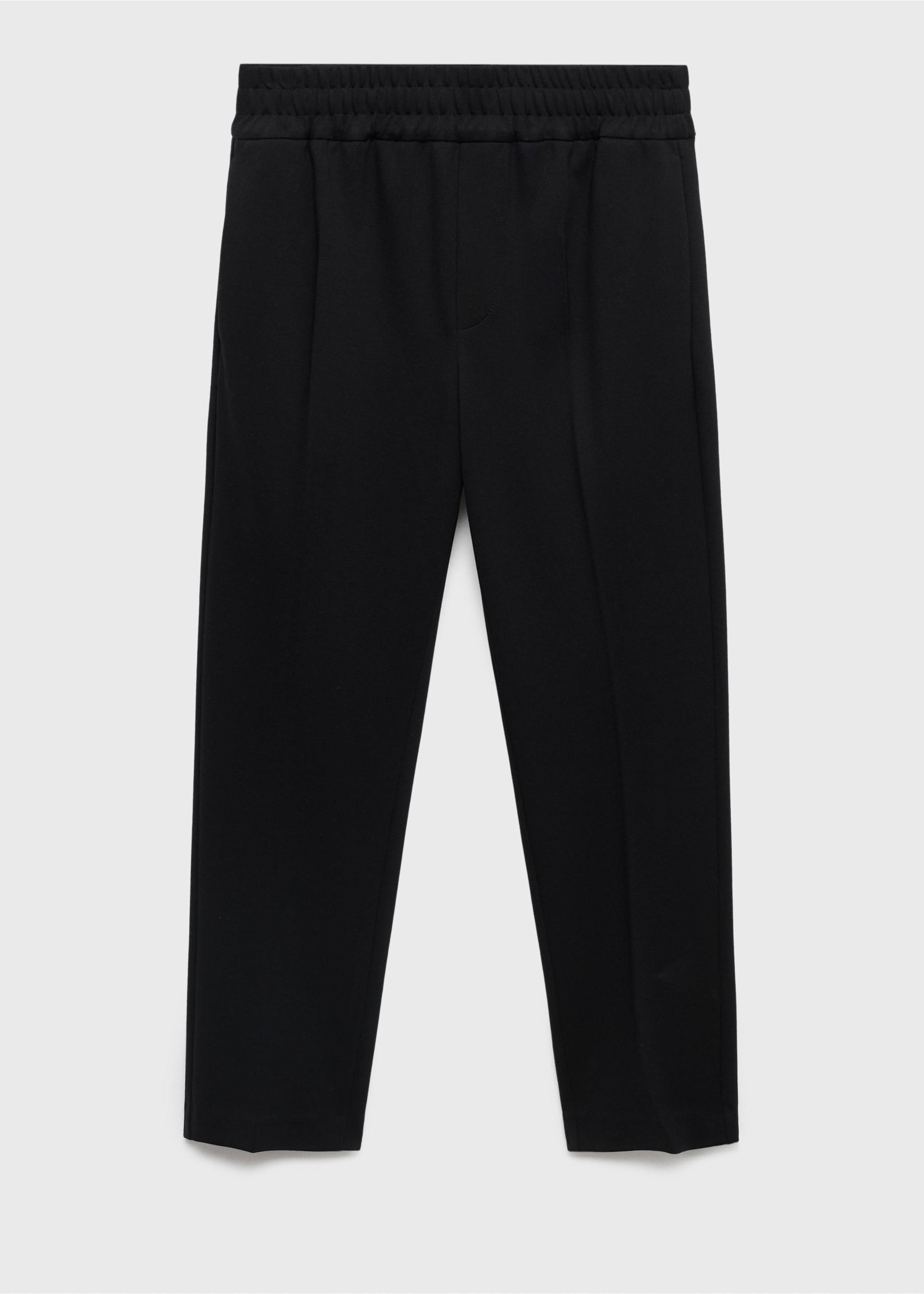 Kalhoty jogger s elastickým pasem - Zboží bez modelu, Černá. Ref: 17035979-00.